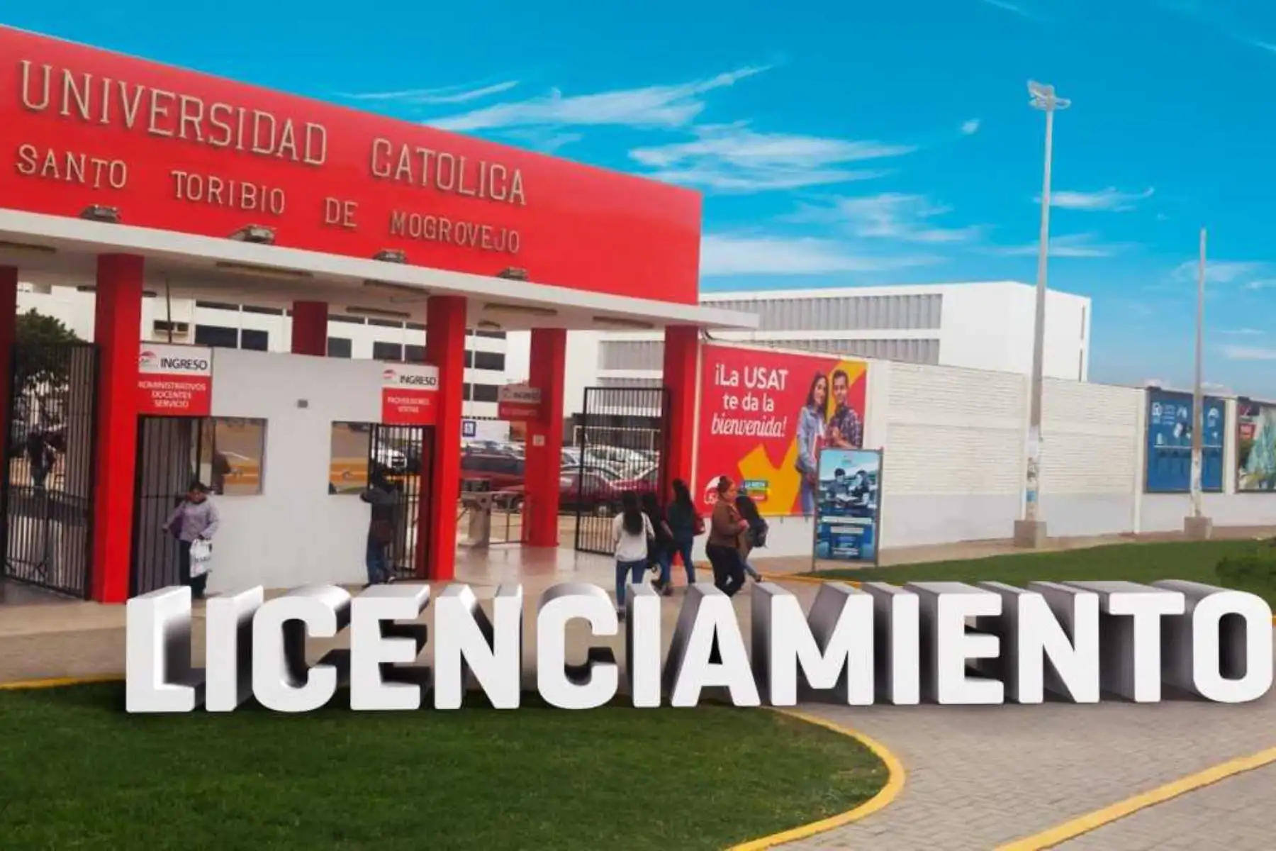 La Superintendencia Nacional de Educación Superior Universitaria (Sunedu) otorgó el licenciamiento institucional a la Universidad Católica Santo Toribio de Mogrovejo (USAT), tras corroborar que adecuó sus normas y procedimientos a la Ley Universitaria, y estableció estrategias para ejecutar un plan de gestión de calidad.