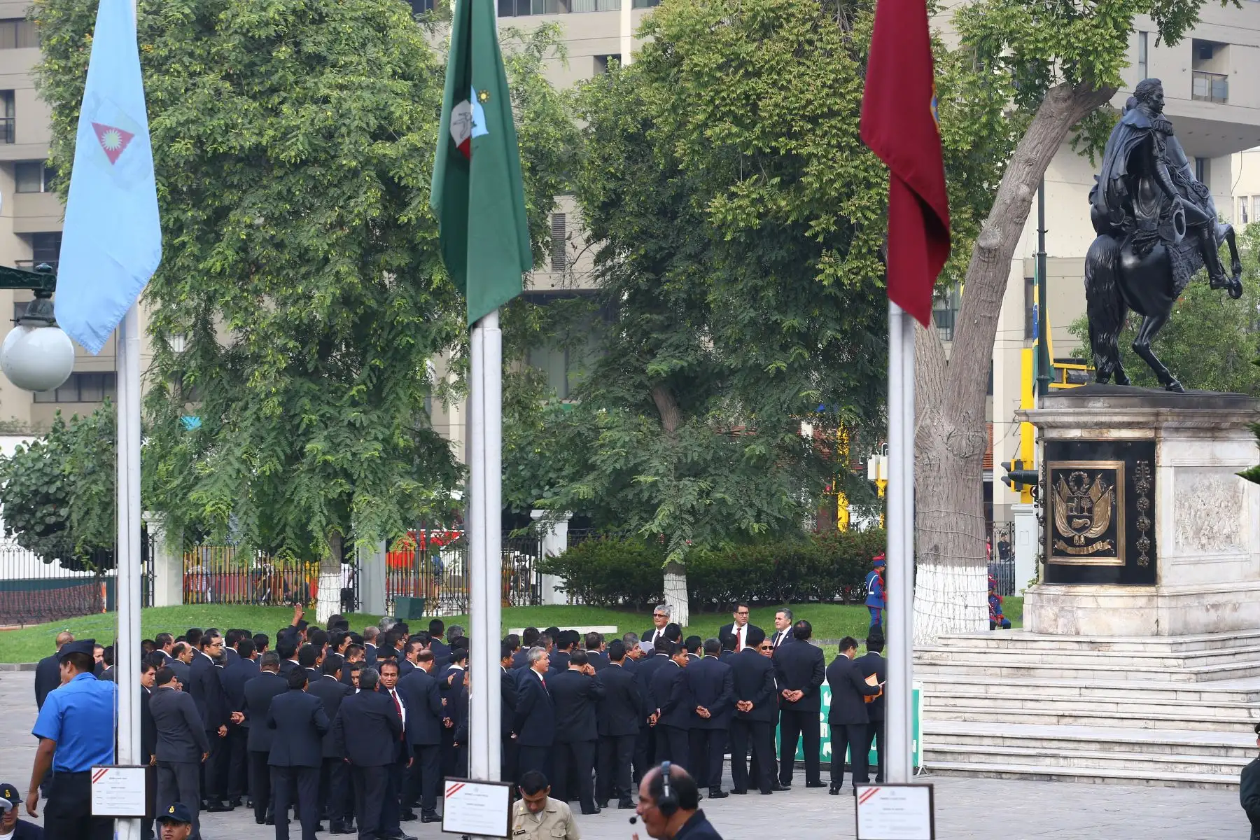 Congreso se prepara para recibir a Martín Vizcarra, quien jurará como Presidente de la República. Foto: ANDINA/Melina Mejía.