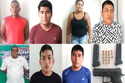 Policía captura a presuntos miembros de dos bandas delictivas en Ica. ANDINA/Difusión