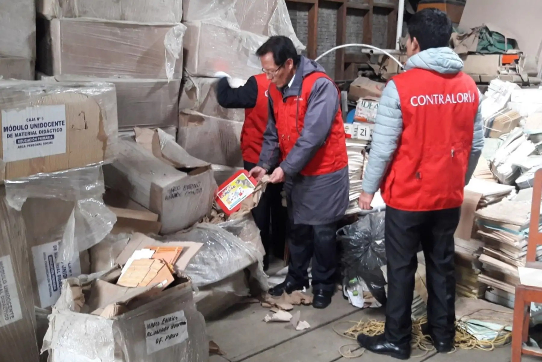 Contraloría detecta deficiencias en la distribución de material educativo en Pasco. ANDINA