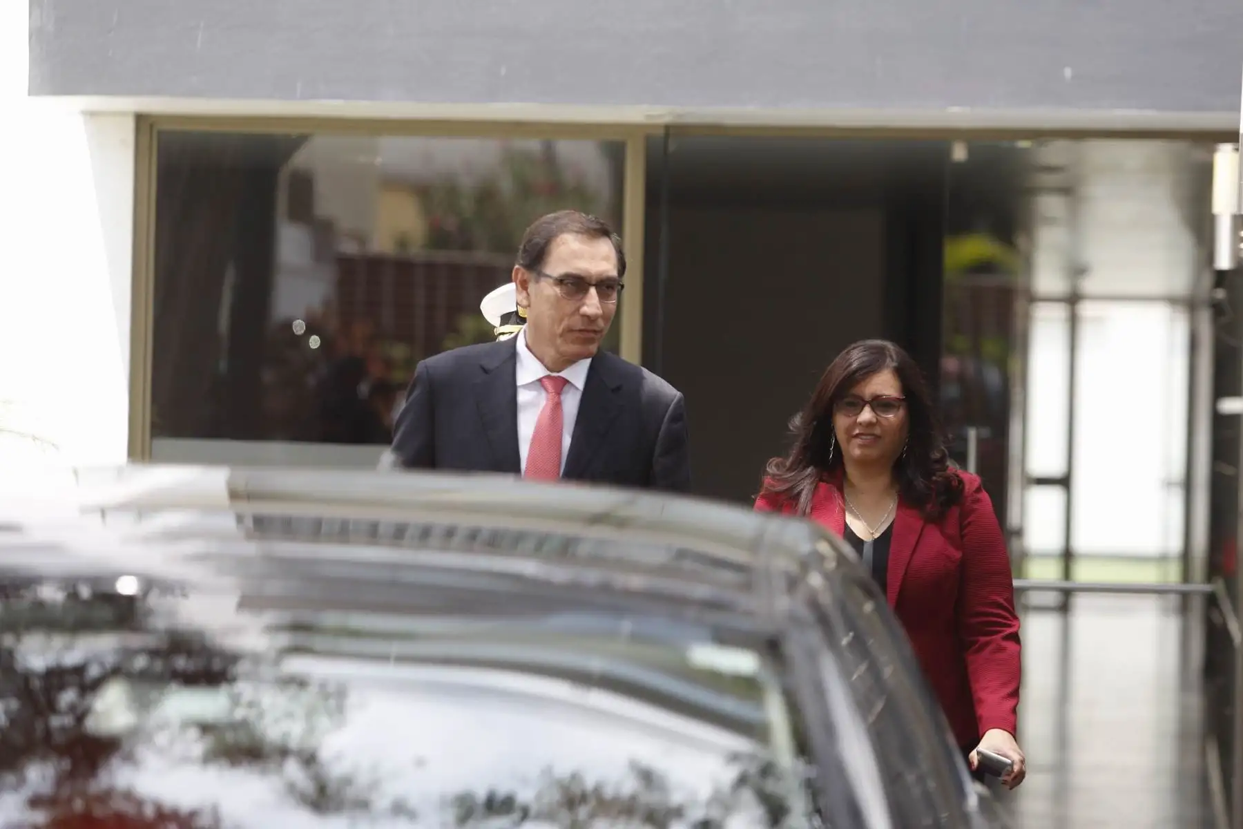 23/03/2018   Martín Vizcarra se dirige a Palacio Torre Tagle. Foto: ANDINA/ Eddy Ramos