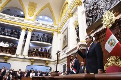 23/03/2018   Martín Vizcarra jura como Presidente de la República. Foto: CONGRESO