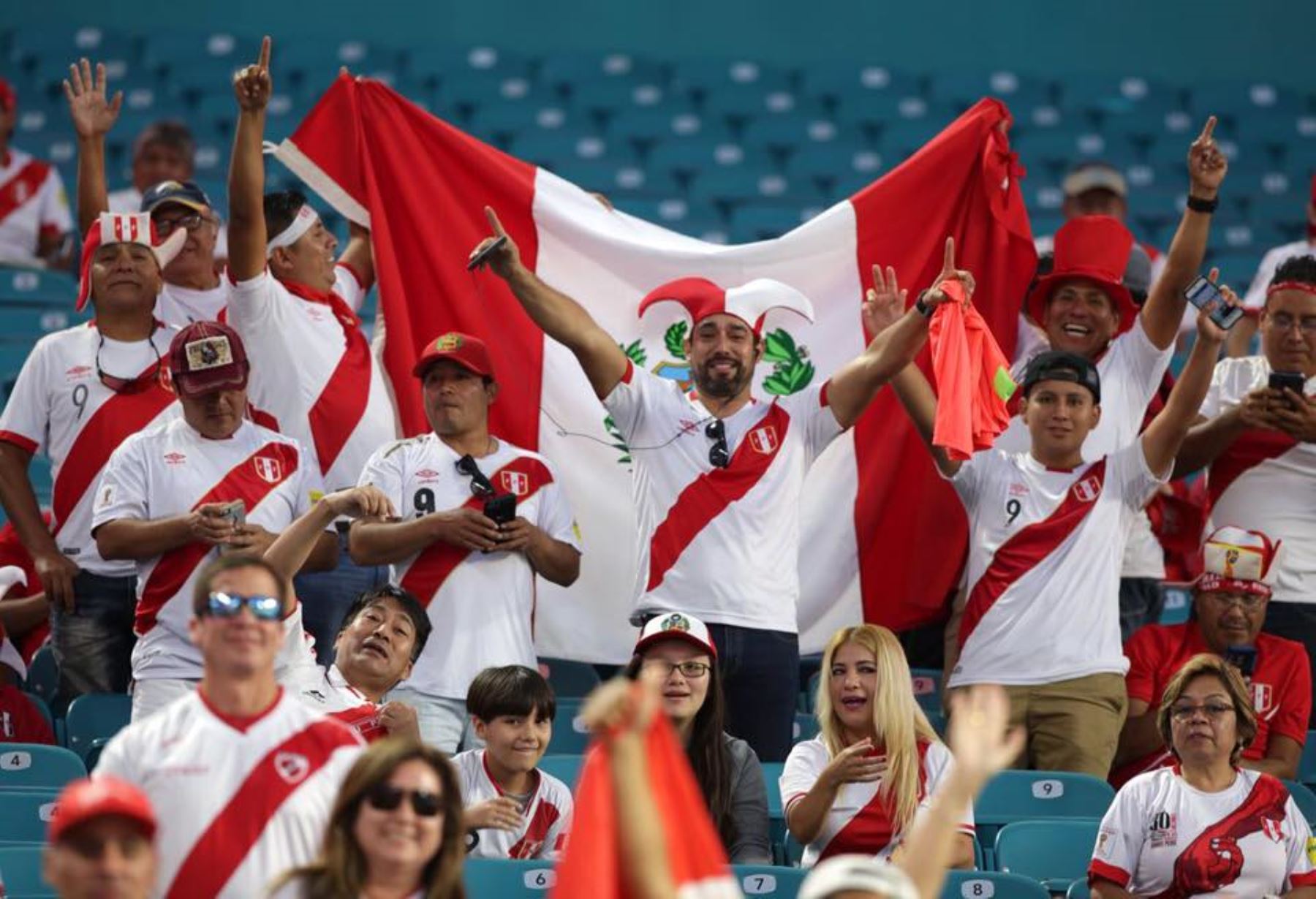 Perú derrota 2-0 a Croacia en el Hard Rock Stadium.Foto: ANDINA/FPF