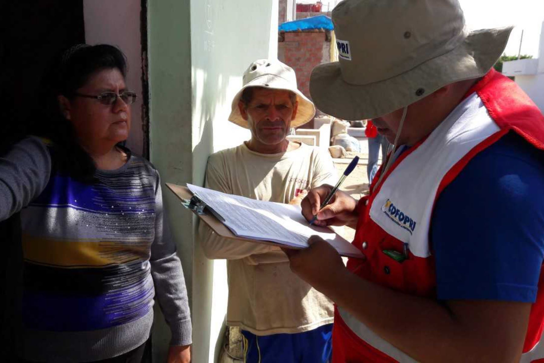 Cofopri realizará visitas de inspección y reconocimiento en cada uno de los centros poblados del distrito de Olmos, provincia de Chiclayo, región Lambayeque, para buscar dar una solución al tema de la formalización de la propiedad. ANDINA/Difusión
