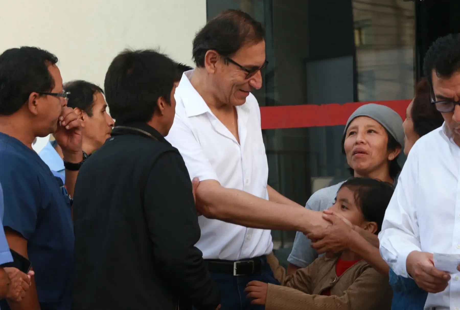 El presidente de la República, Martín Vizcarra, realizó esta mañana una visita inopinada al Hospital del Niño.Foto: ANDINA/Norman Córdova