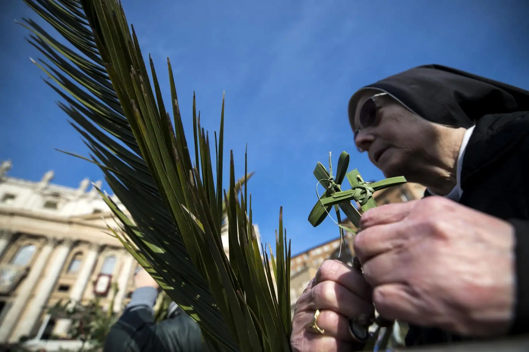 Domingo de Ramos para los devotos católicos marca simbólicamente la entrada bíblica de Jesucristo en Jerusalén.Foto:EFE