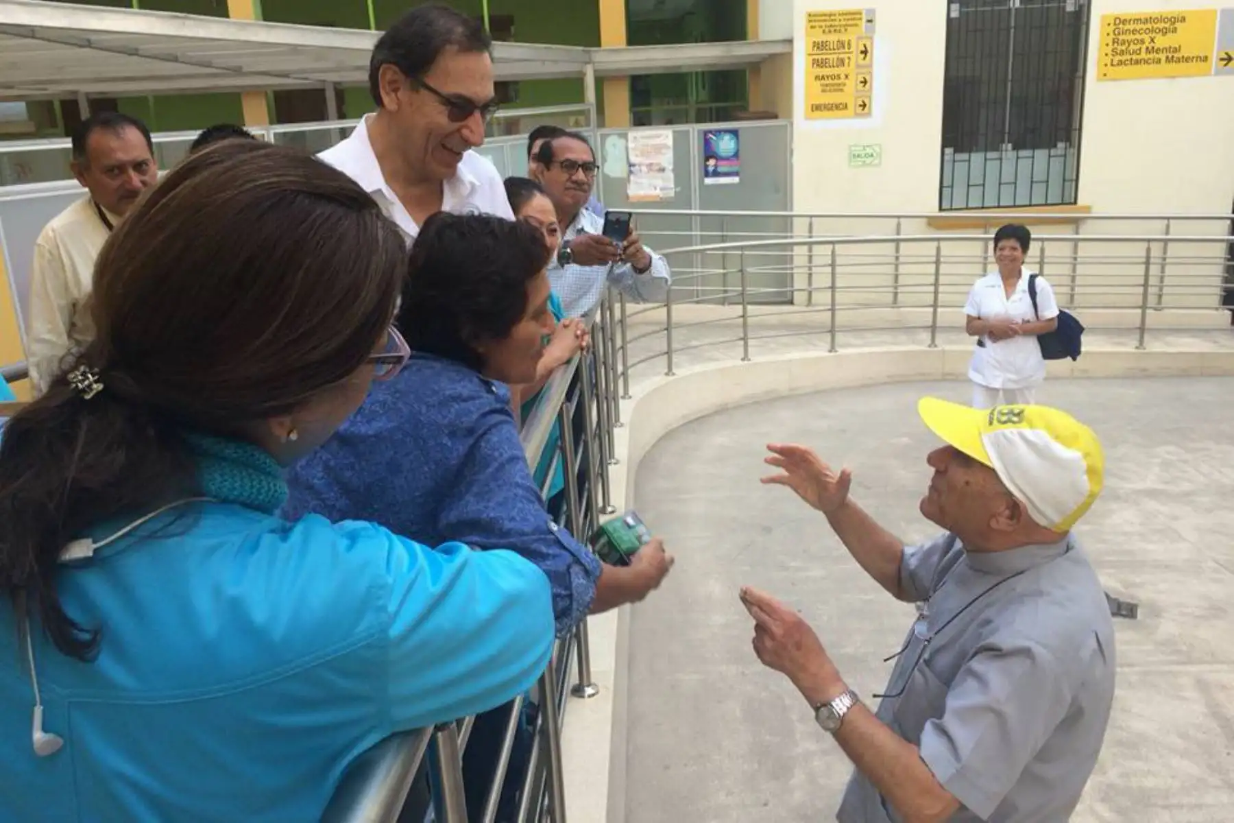 El presidente de la República, Martín Vizcarra, realizó esta mañana una visita inopinada al Hospital del Niño.Foto:ANDINA/INSA