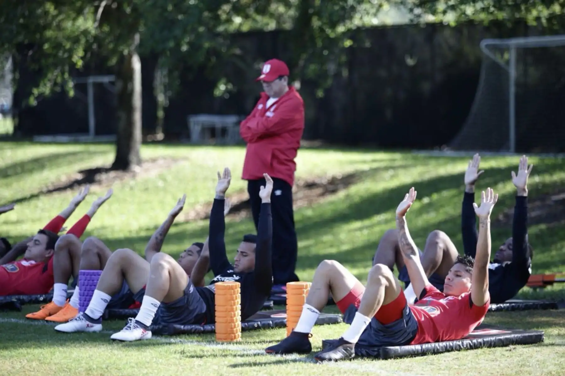 Postales del partido de practica , que realizo la Selección peruana para enfrentar a Islandia.Foto:ANDINA/Twiter FPF