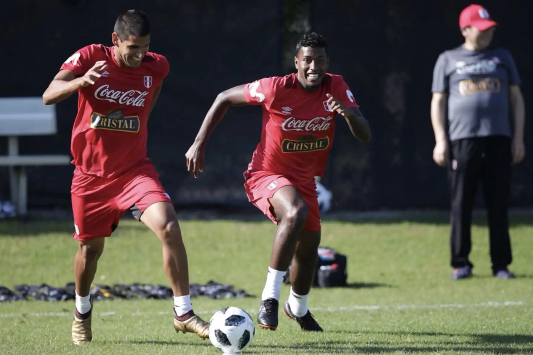 Entrenamiento de la Selección Peruana de Fútbol en Estados Unidos.Foto: Twitter/ FPF