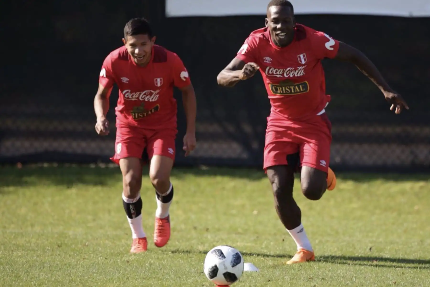 Entrenamiento de la Selección Peruana de Fútbol en Estados Unidos.Foto: Twitter/ FPF