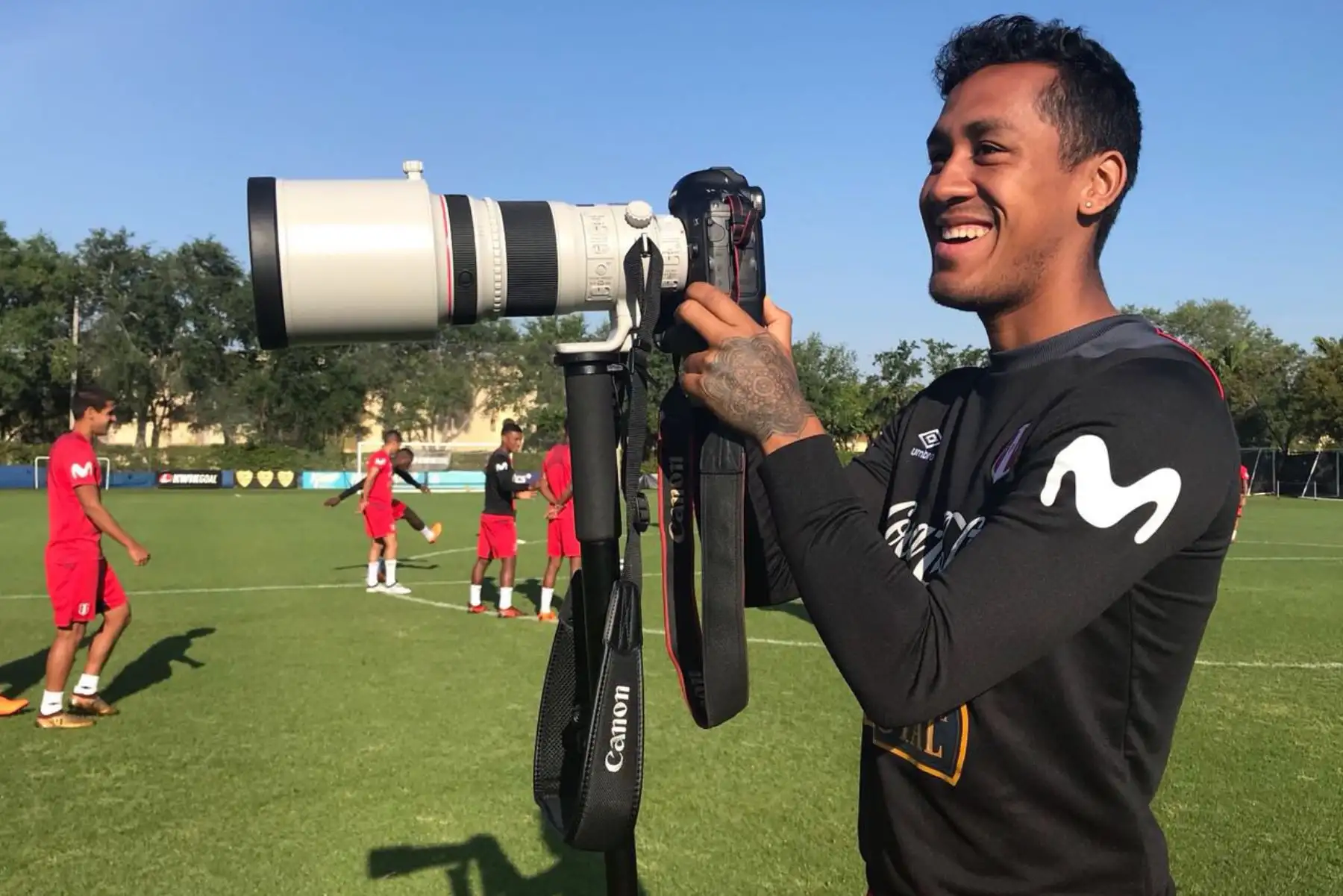 Entrenamiento de la Selección Peruana de Fútbol en Estados Unidos.Foto: Twitter/ FPF