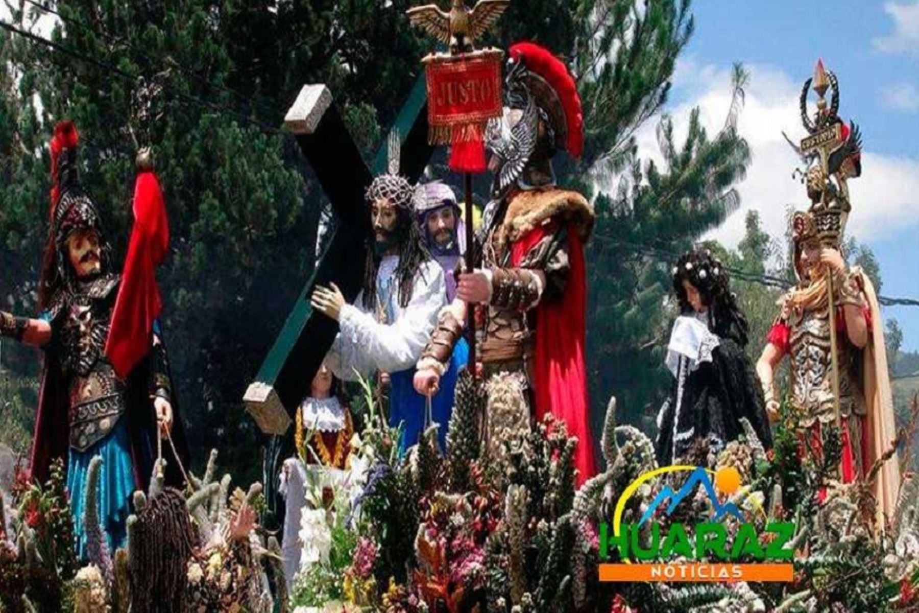 El gran realismo que se vive durante la Semana Santa Huaracina atrae a numerosos turistas.