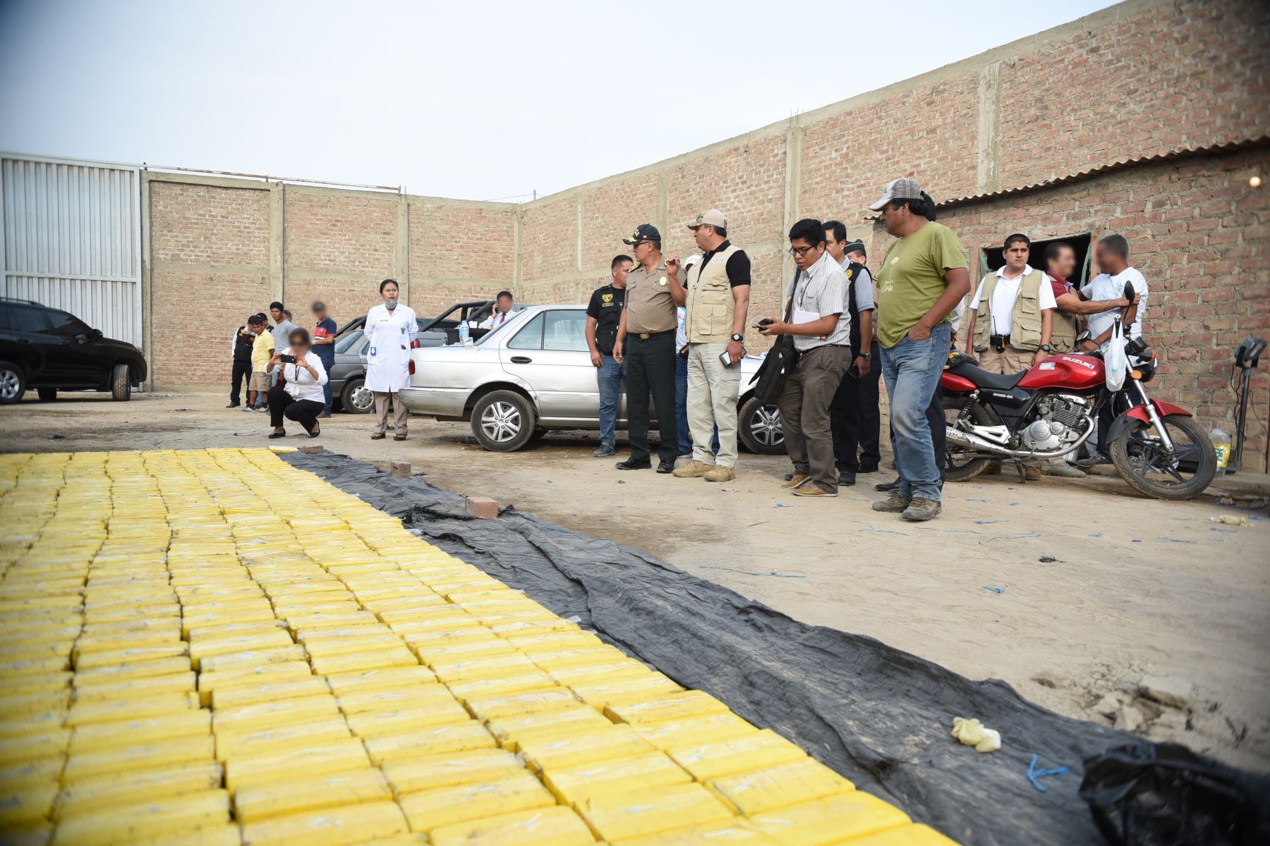 Policía decomisa más de media tonelada de cocaína en Chilca. ANDINA/Difusión