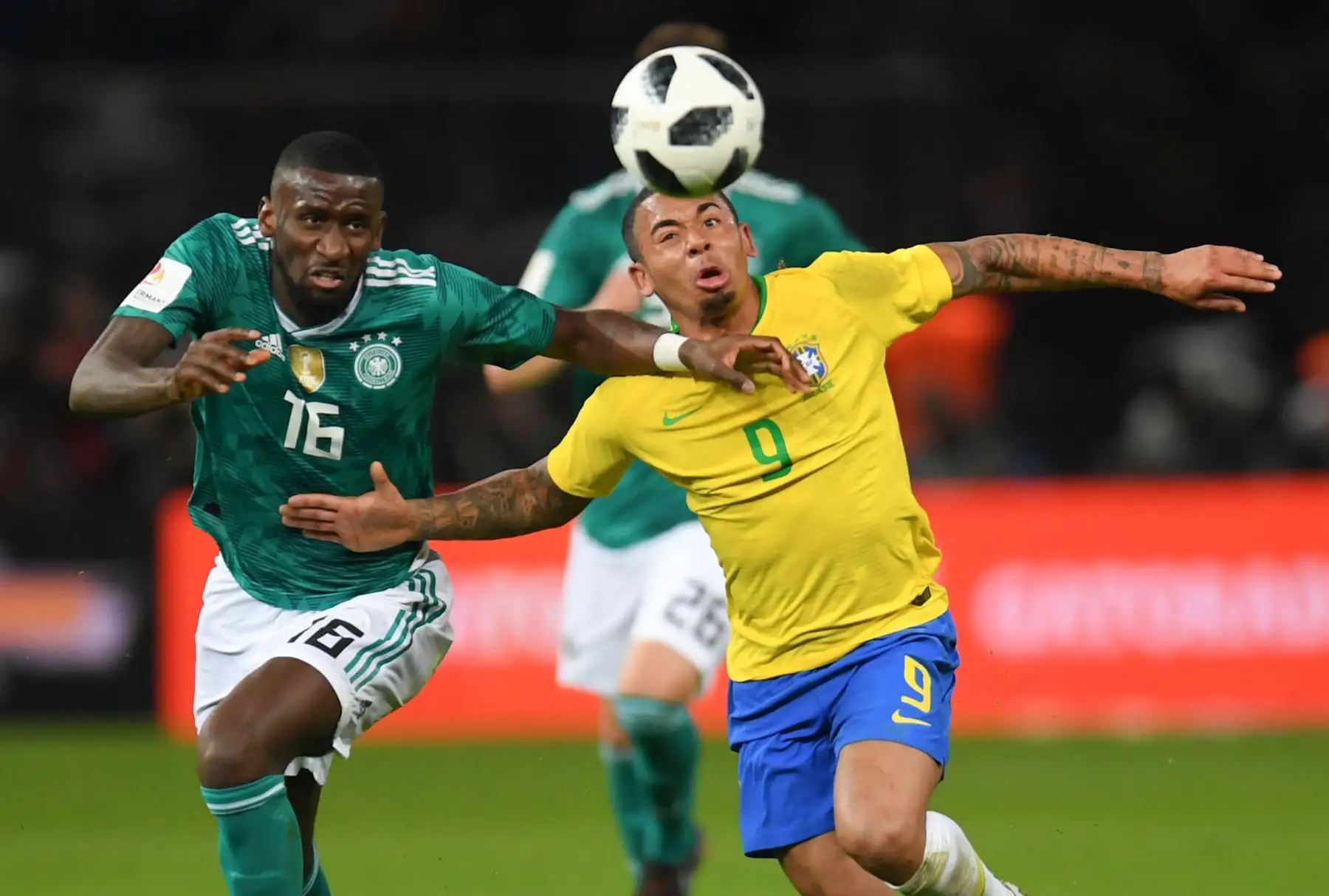 Brasil vence 1-0 a Alemania. Foto: AFP
