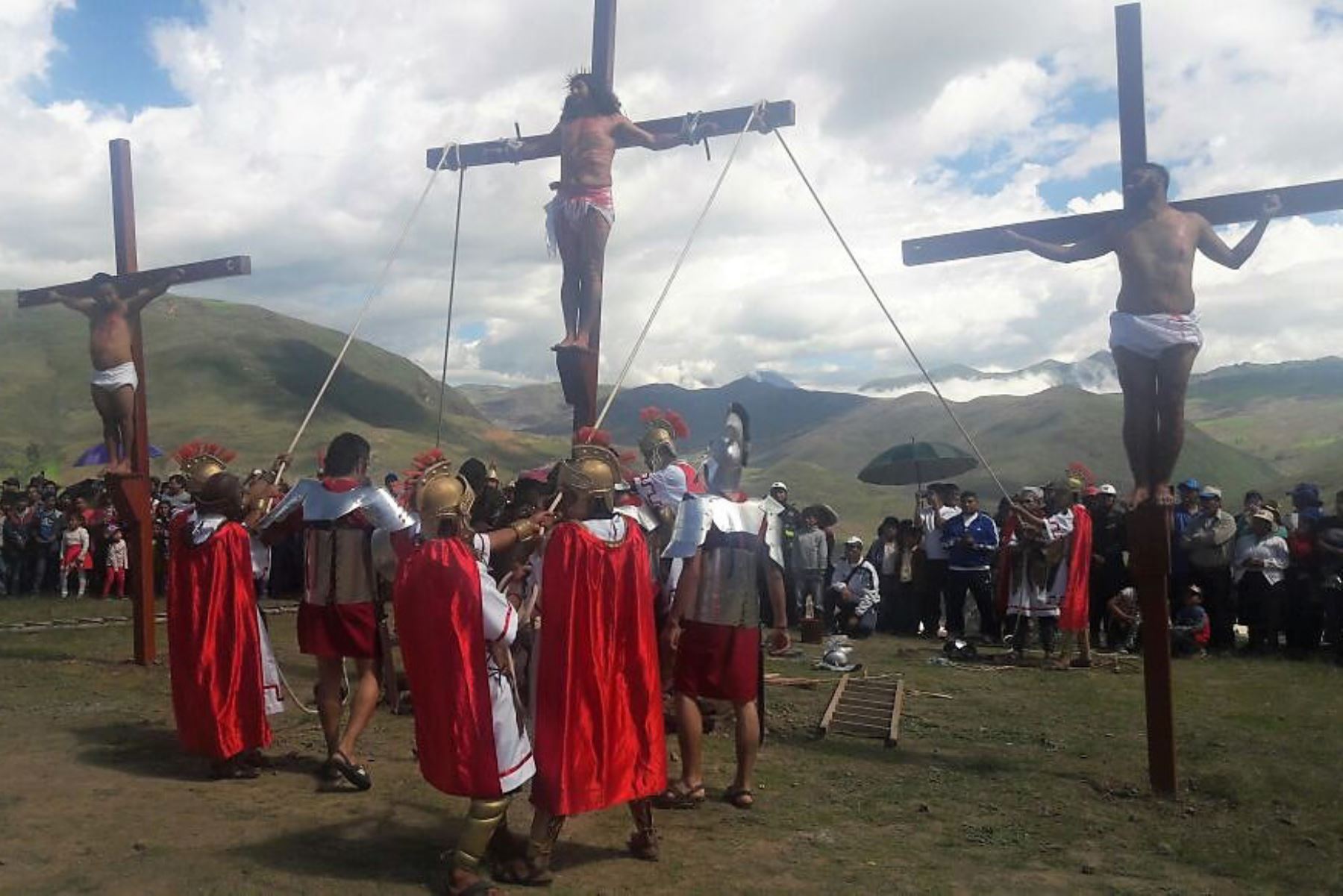 Otuzco espera a más de 25,000 asistentes a escenificación del vía crucis por Semana Santa. ANDINA