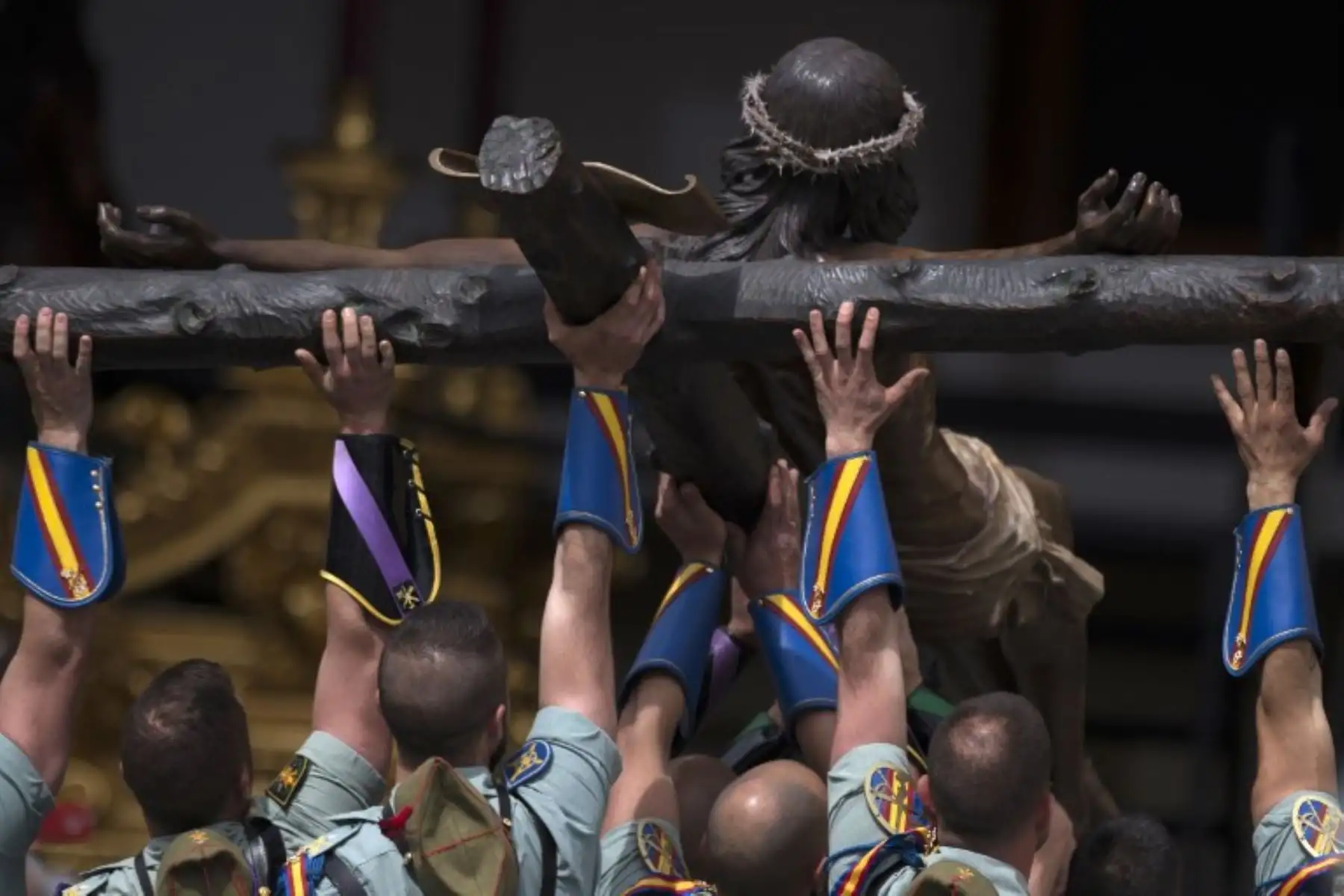 Los creyentes cristianos de todo el mundo celebran la Semana Santa de Pascua en celebración de la crucifixión y la resurrección de Jesucristo. Foto: AFP.
