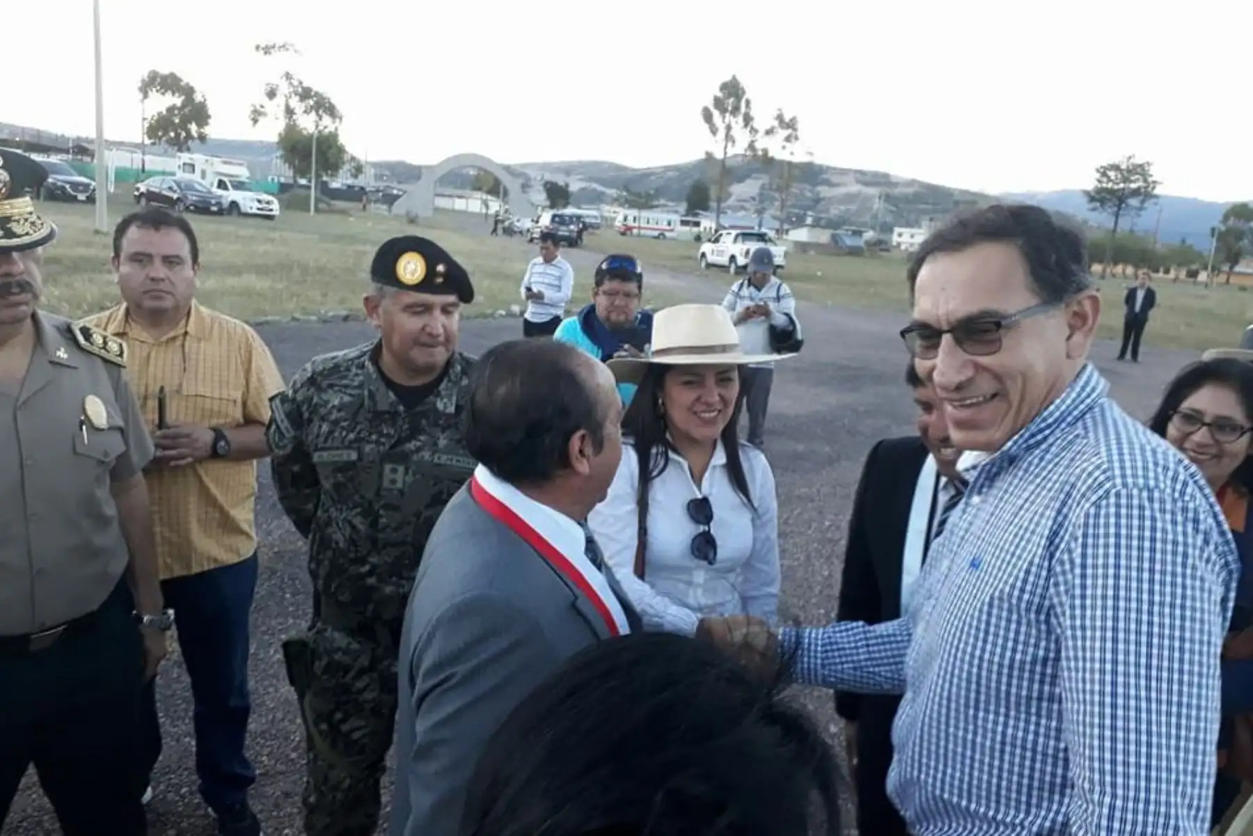 Mandatario llegó a Ayacucho para cerrar actividades de Semana Santa. Foto: Gore Ayacucho.