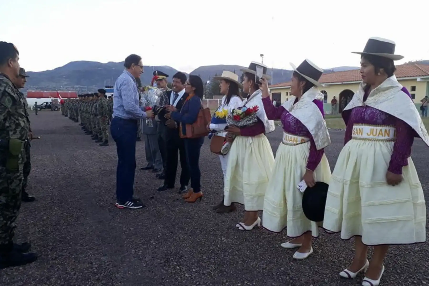 Martín Vizcarra en Ayacucho. Foto: Internet/Medios.