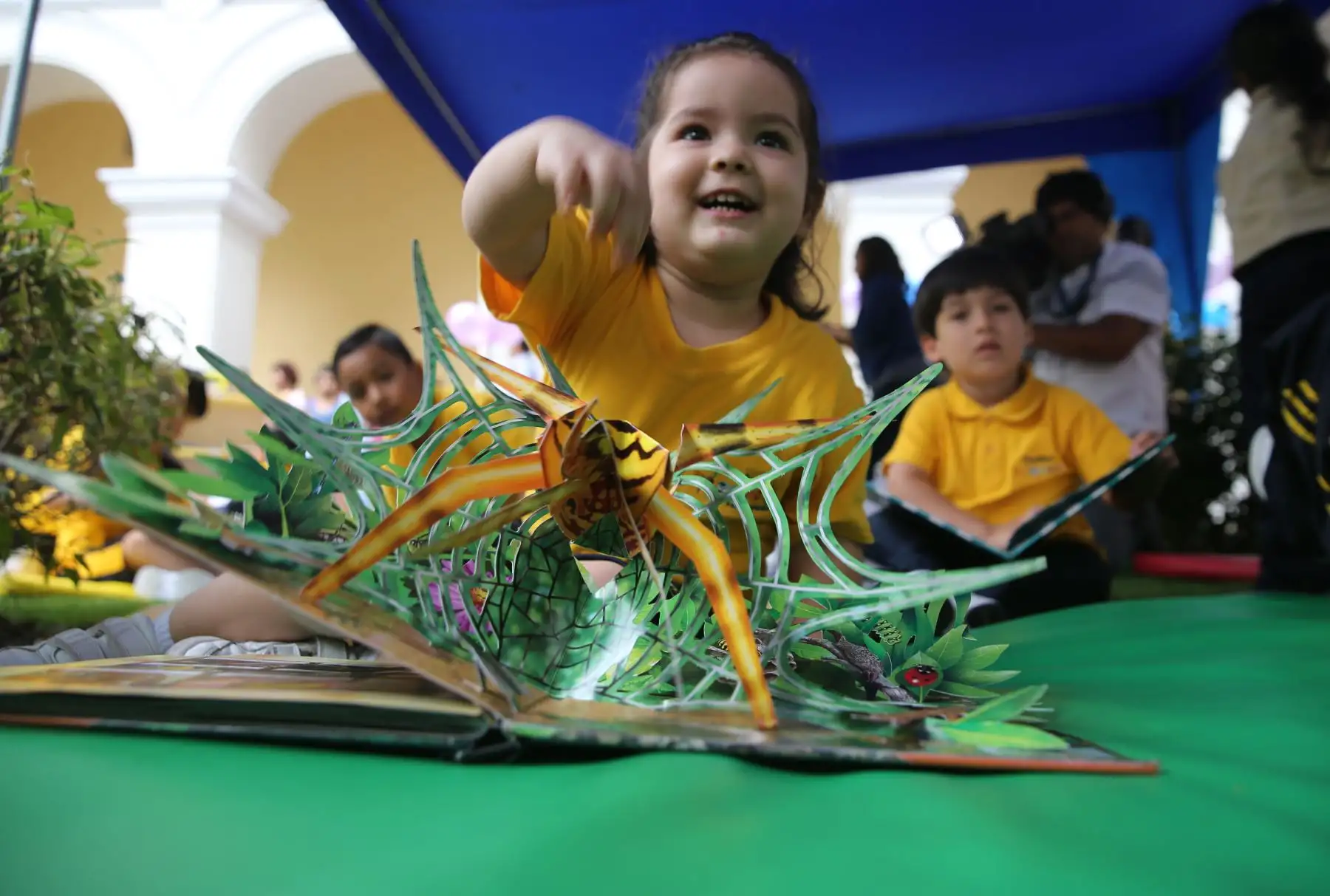 Actividades culturales por el día Internacional del libro Infantil, organizado por la biblioteca Nacional  Foto: ANDINA/Norman Córdova