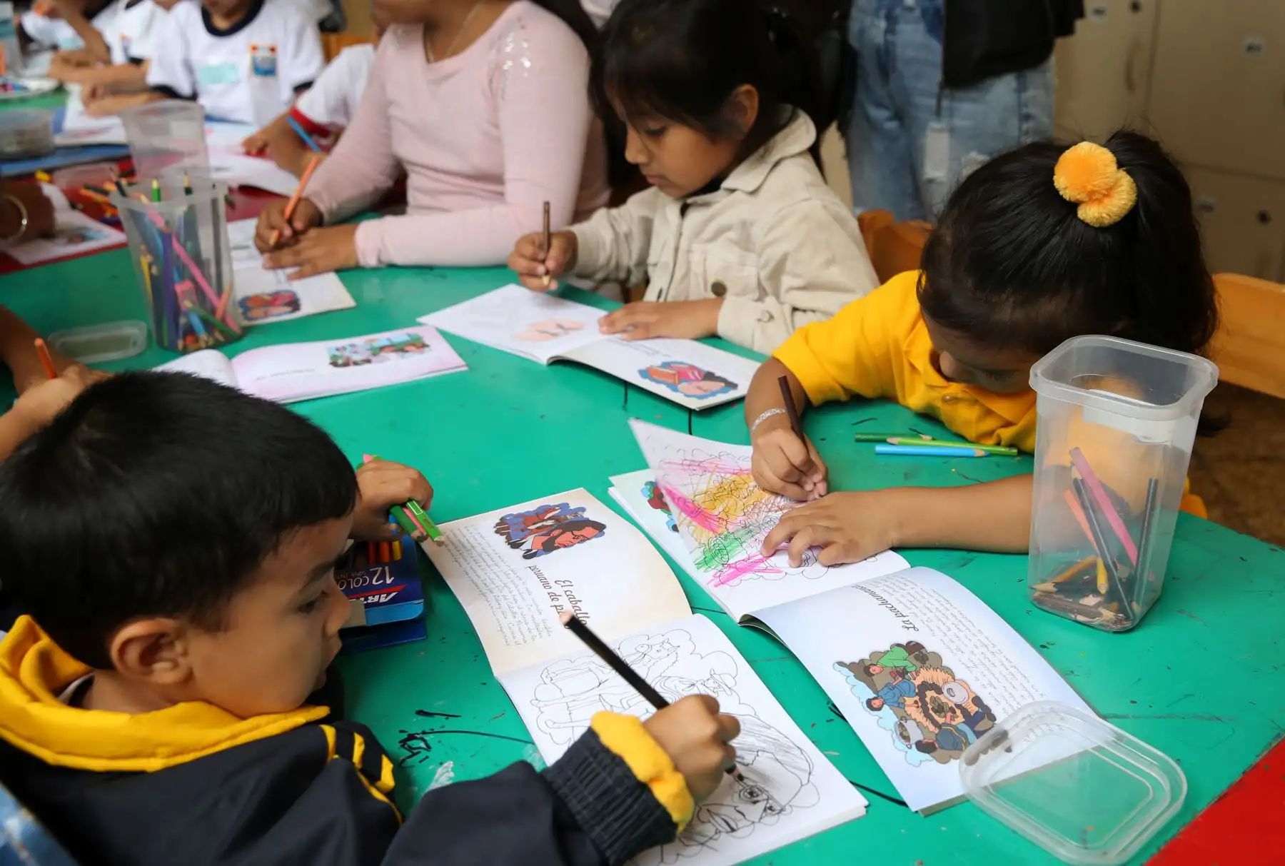 Actividades culturales por el día Internacional del libro Infantil, organizado por la biblioteca Nacional  Foto: ANDINA/Norman Córdova