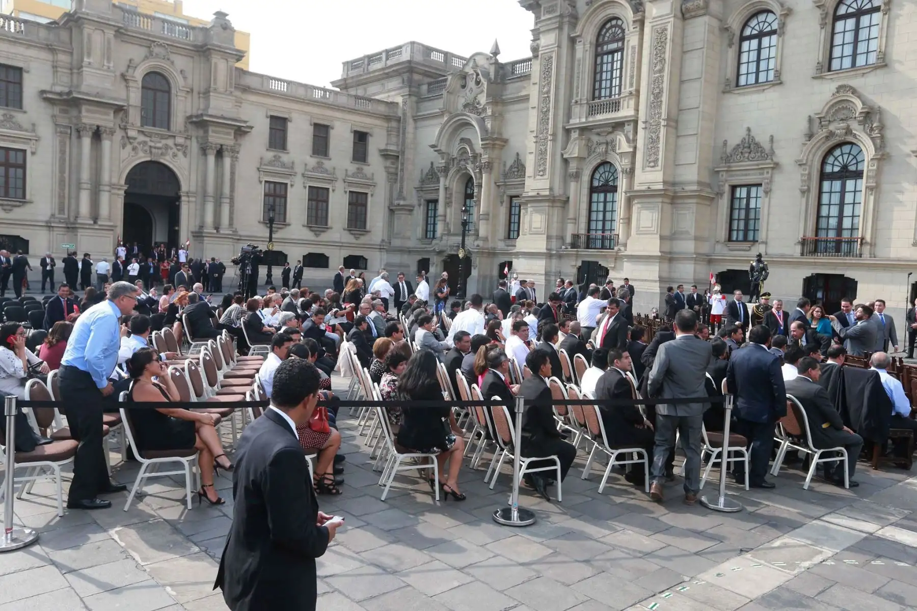 Todo va quedando listo para la juramentación del primer gabinete del gobierno de Martin Vizcarra. Foto: ANDINA/ Vidal Tarqui