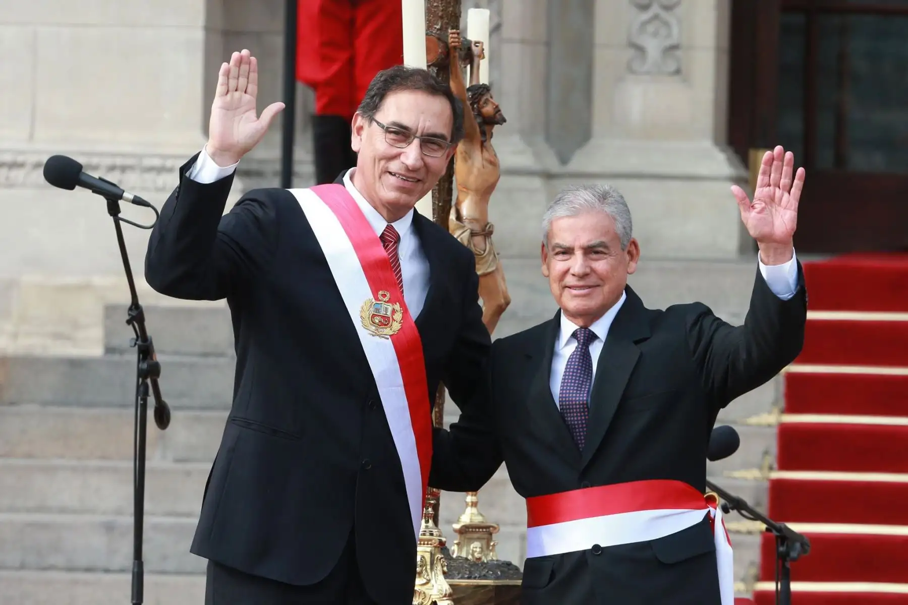 Presidente Vizcarra toma juramento a nuevo Gabinete encabezado por César Villanueva. Foto: ANDINA/ Vidal Tarqui