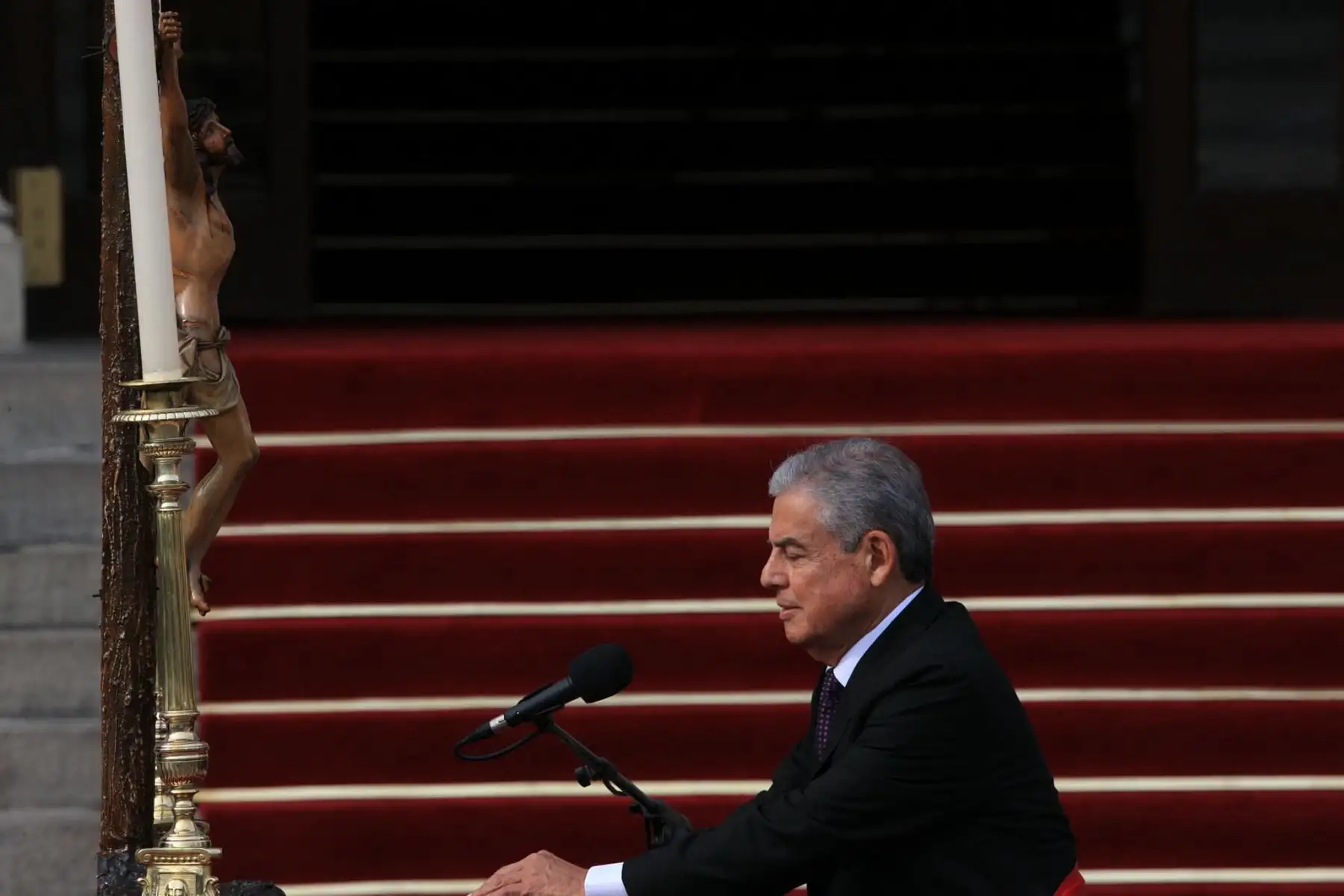 Presidente Martín Vizcarra tomo juramento a, César Villanueva Arévalo, como Presidente del Consejo de Ministros. Foto: ANDINA/ Dante Zegarra.
