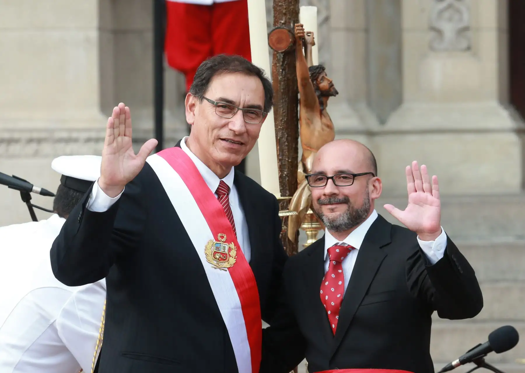 Juramentación de Christian Sánchez como ministro de Trabajo. Foto: ANDINA/Vidal Tarqui.