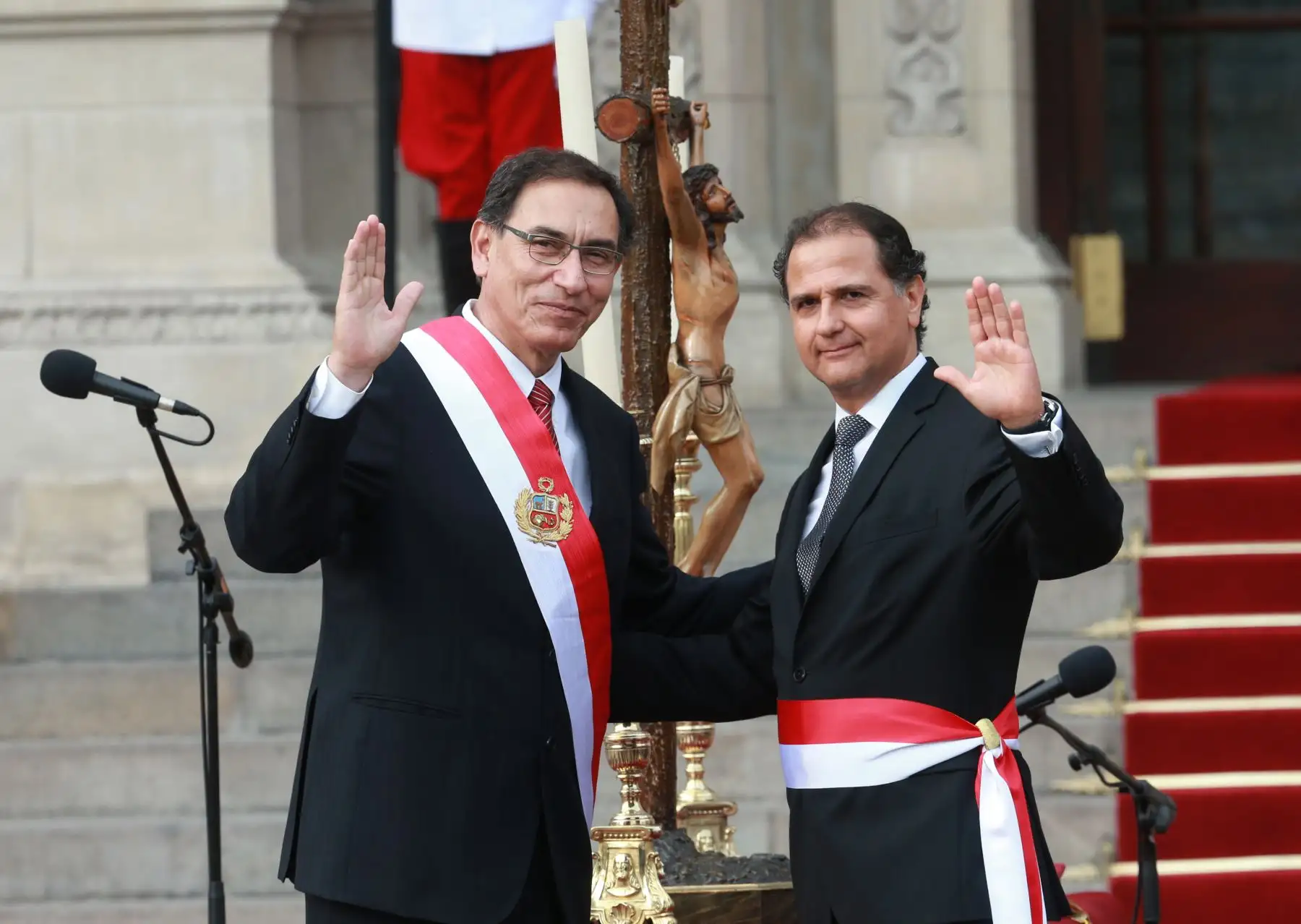 Juramentación de Francisco Ísmodes  como Ministro de Energía y Minas. Foto: ANDINA/Vidal Tarqui