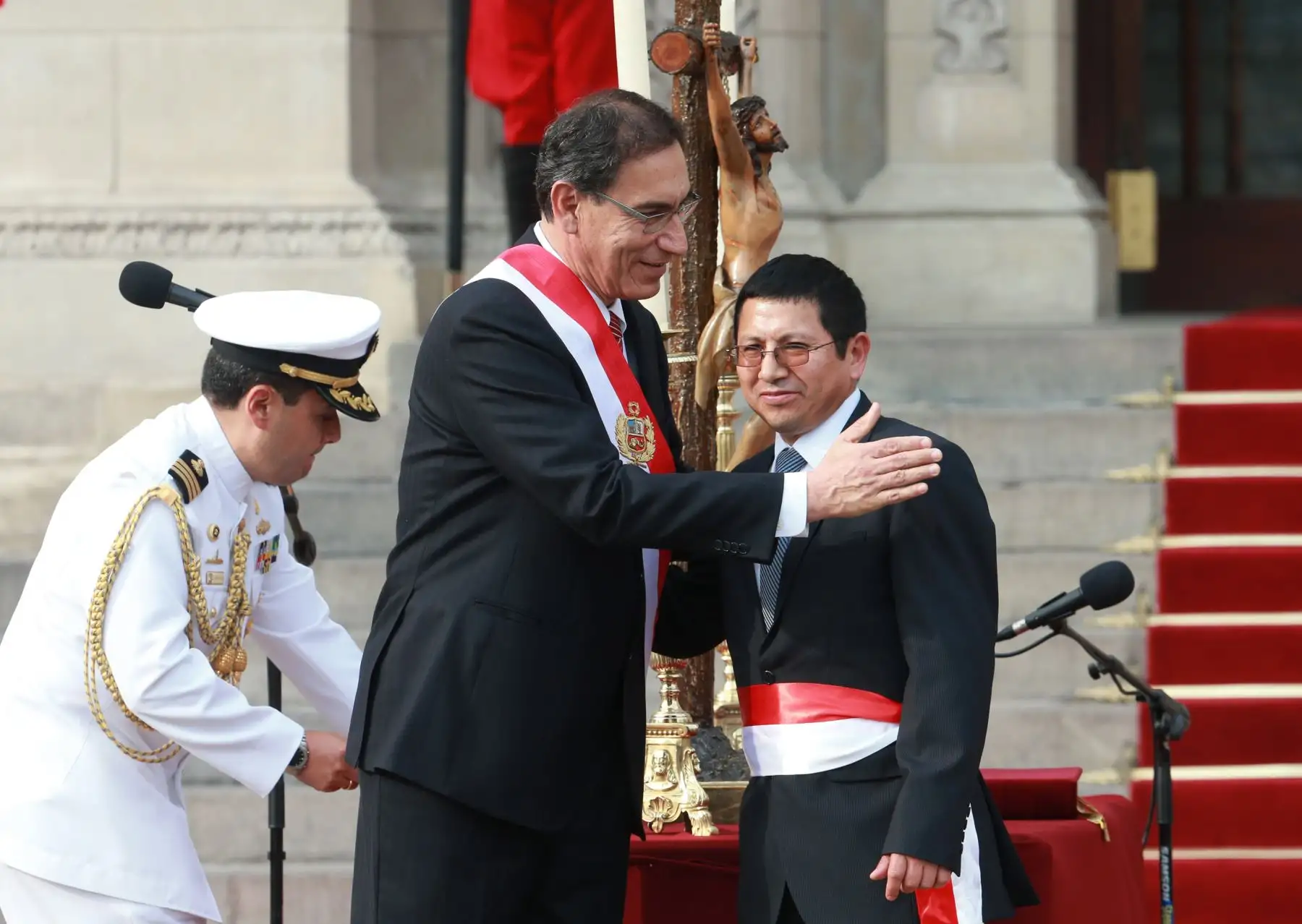Juramentación de Edmer Trujillo como ministro de Transportes y Comunicaciones. Foto: ANDINA/Vidal Tarqui.