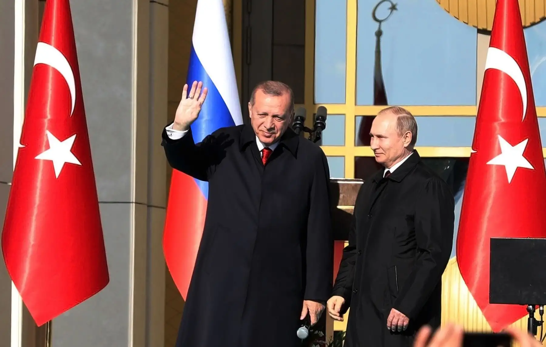 Tayyip Erdogan y Vladimir Putin Foto: AFP