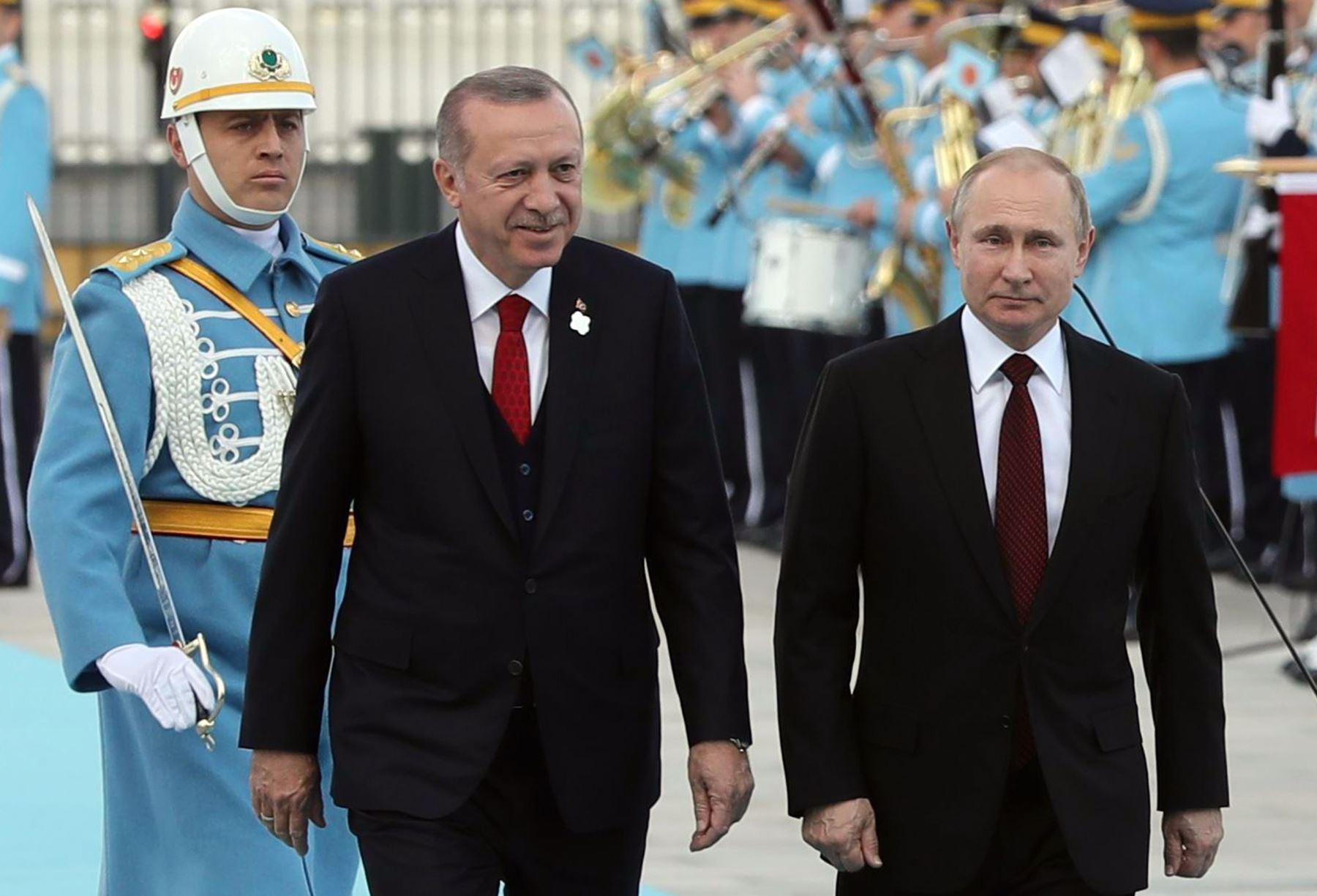 Tayyip Erdogan y Vladimir Putin Foto: AFP