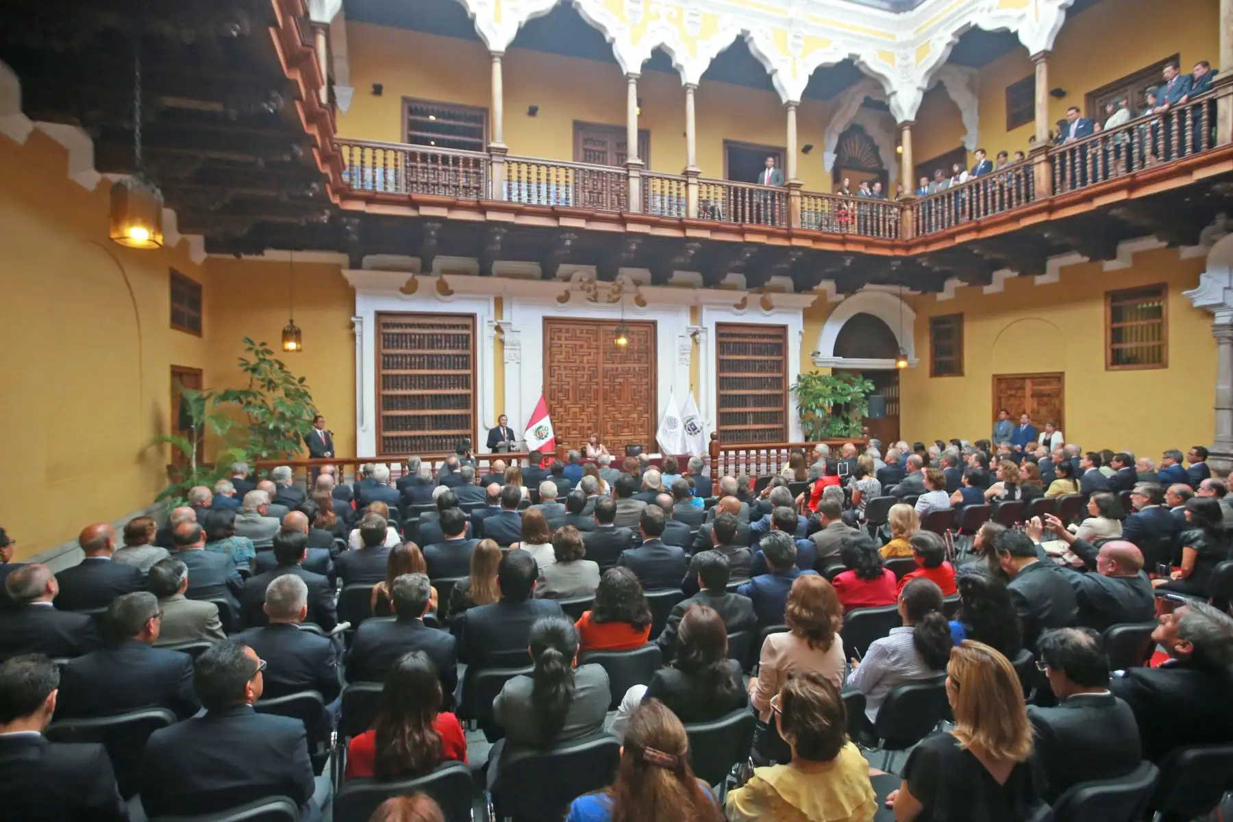 Presentación de Néstor Popolizio Bardales como ministro de Relaciones Exteriores. Foto: ANDINA/Jhony Laurente.