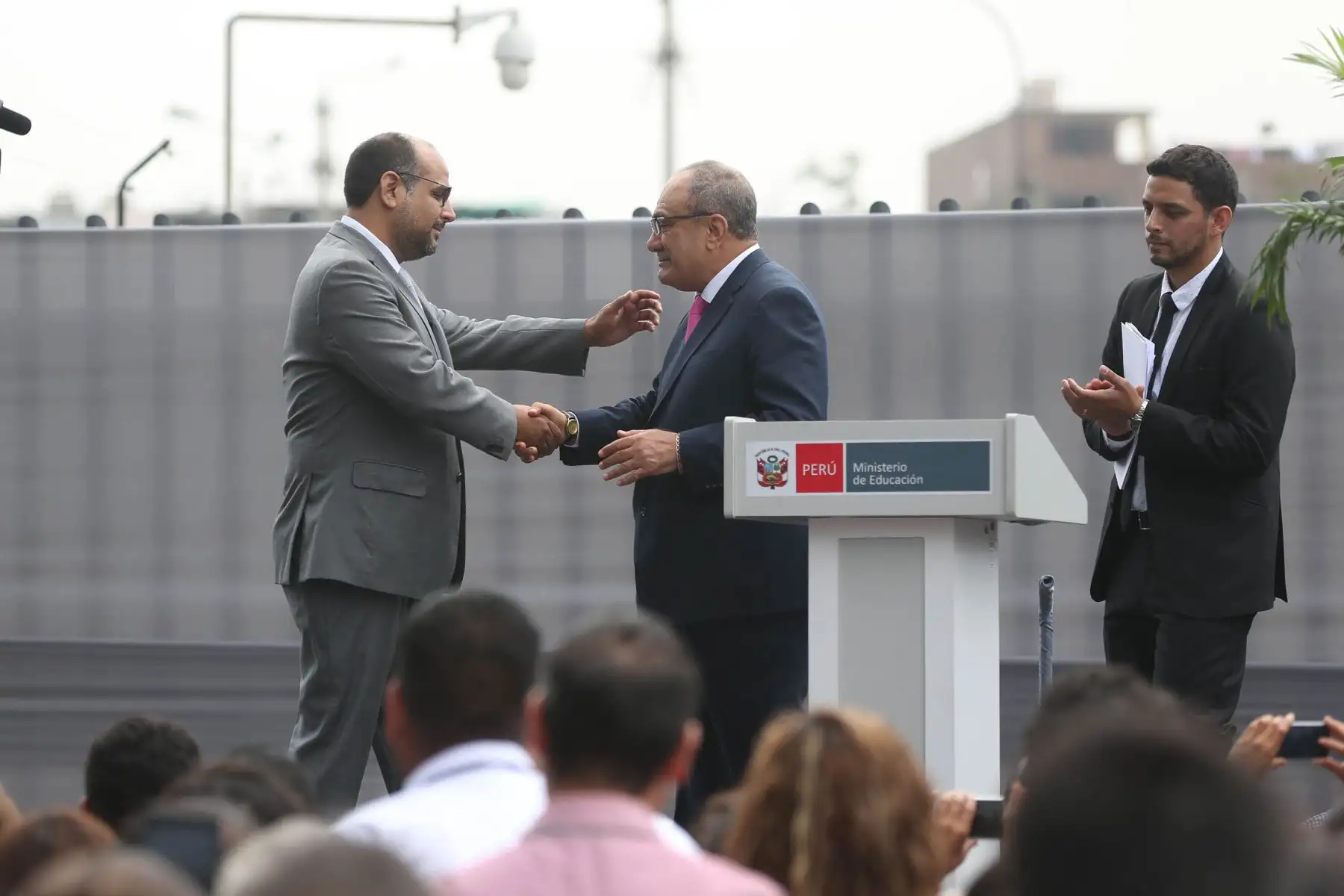 Ceremonia de asunción de cargo del ministro de Educación, Daniel Alfaro. Foto: ANDINA/ Difusión
