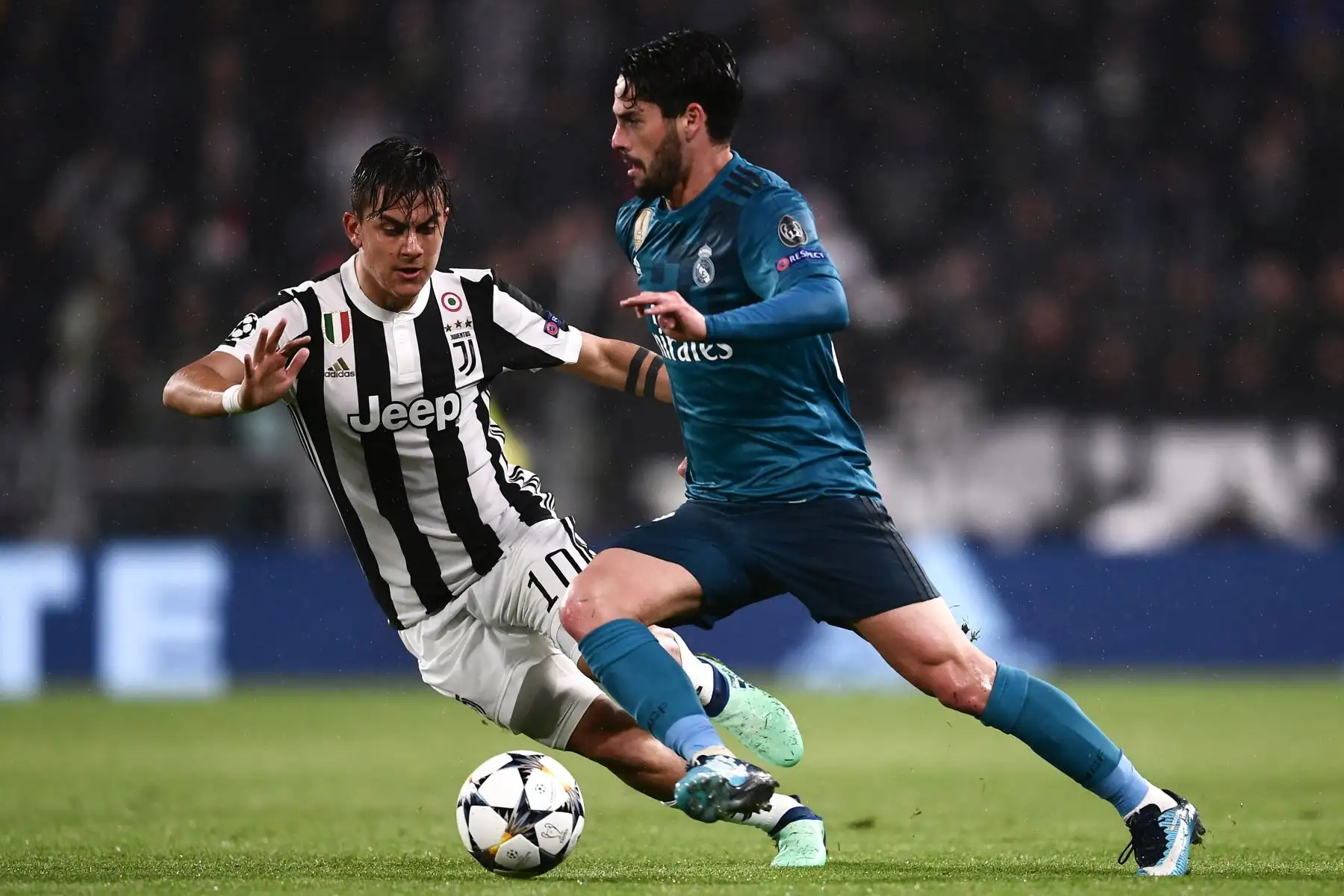 Partido de fútbol de la UEFA Champions League de cuartos de final entre la Juventus y el Real Madrid en el Allianz Stadium de Turín.Foto_AFP