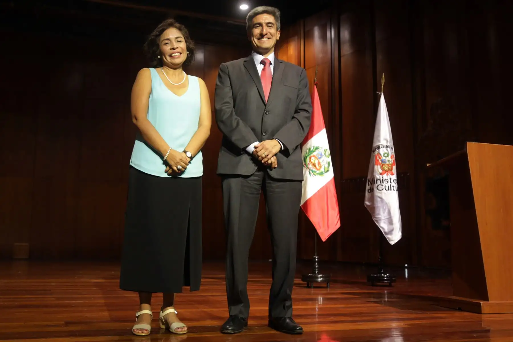 Ceremonia de asunción de cargo de la ministra de Cultura,Patricia Balbuena. Foto: ANDINA/ Difusión