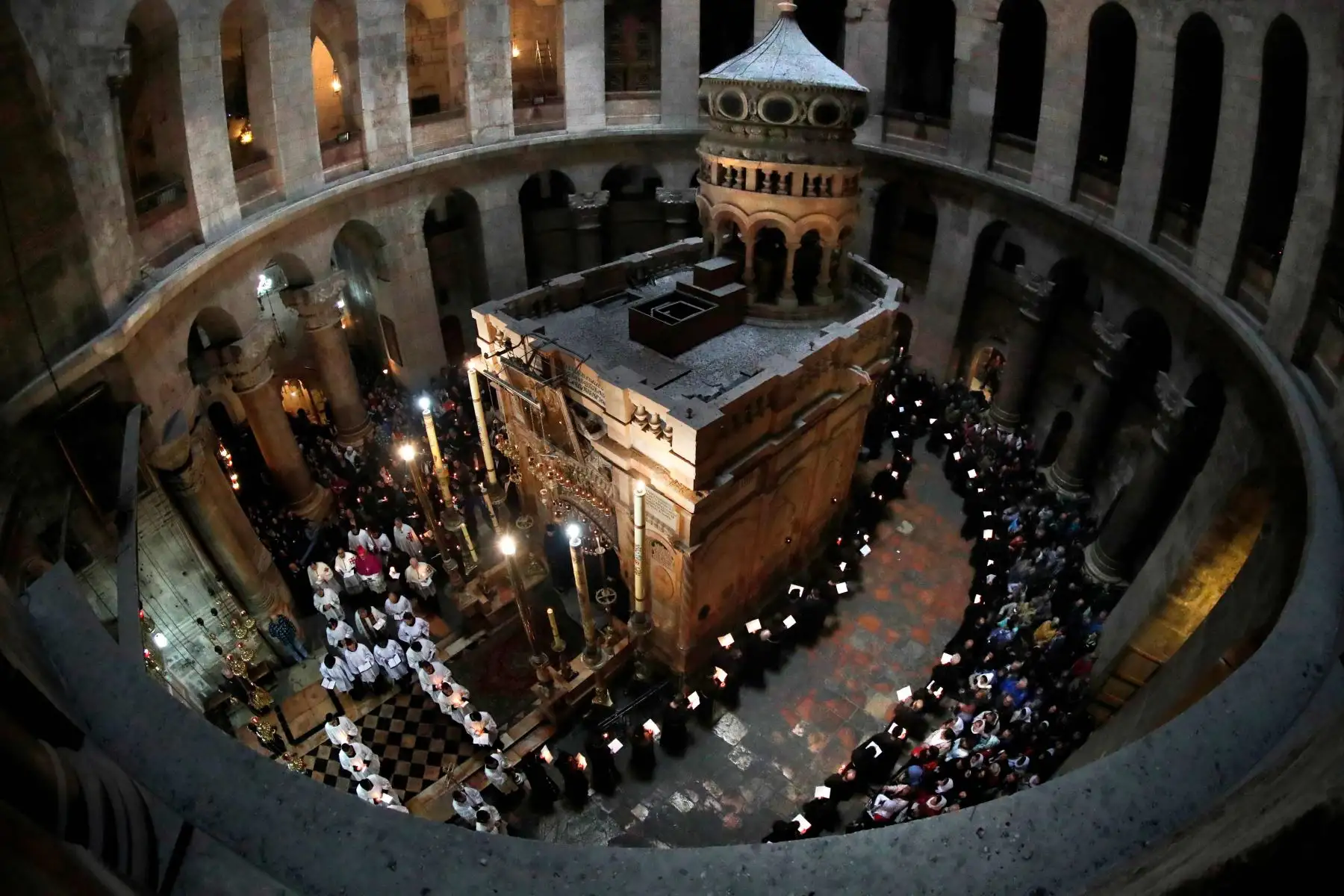 Franciscanos en Tierra Santa Foto: AFP