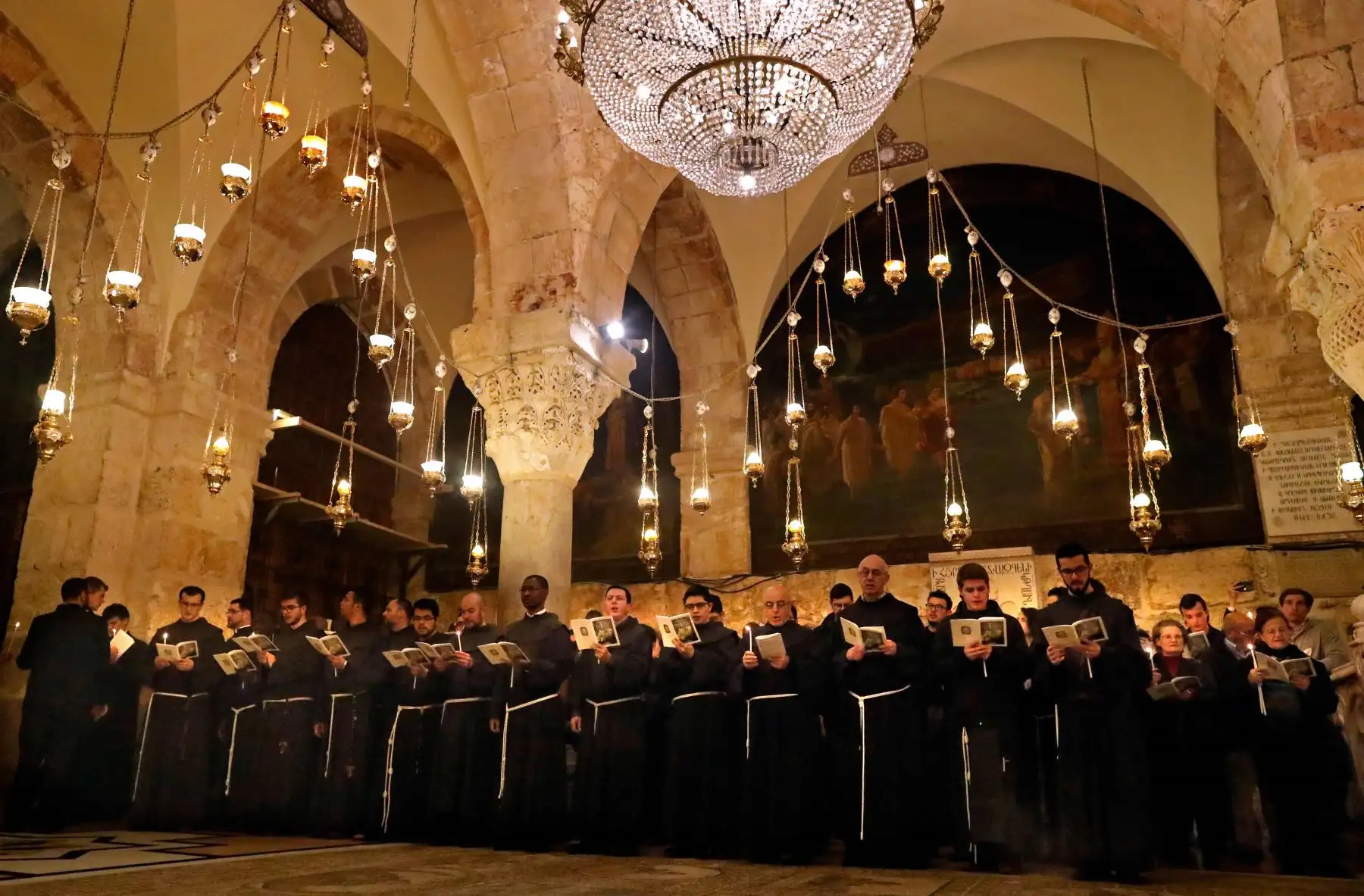 Franciscanos en Tierra Santa Foto:AFP