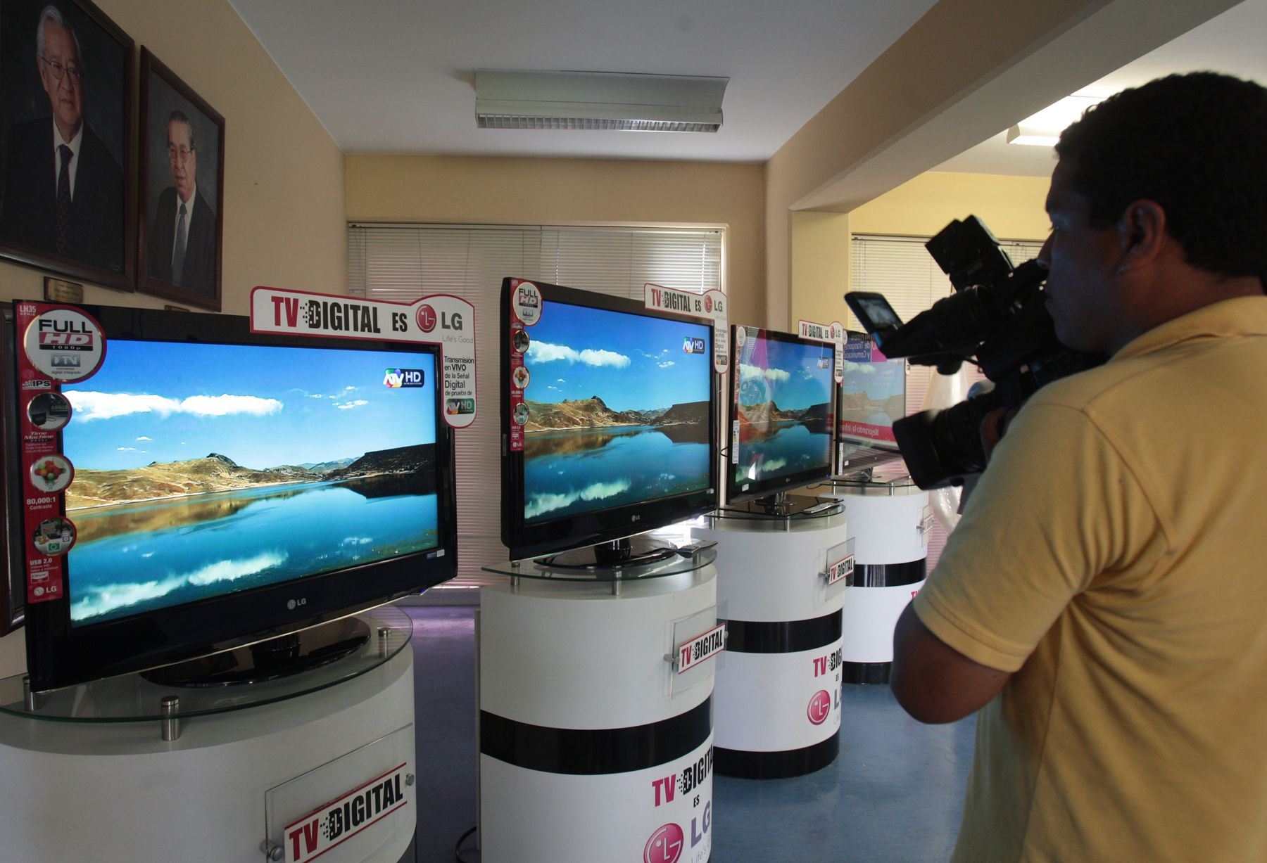 Aumenta la venta de televisores en el país. ANDINA/Juan Carlos Guzmán
