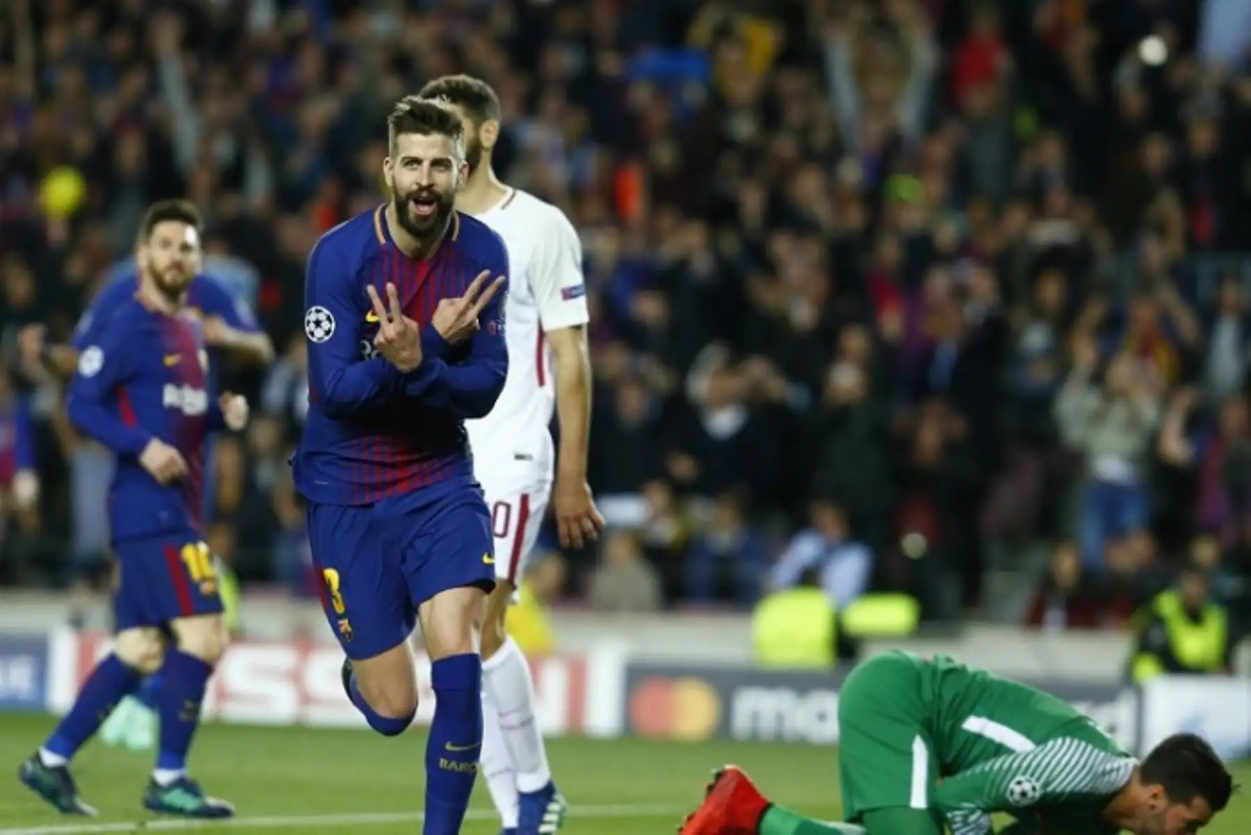 Barcelona no tuvo piedad con la Roma.