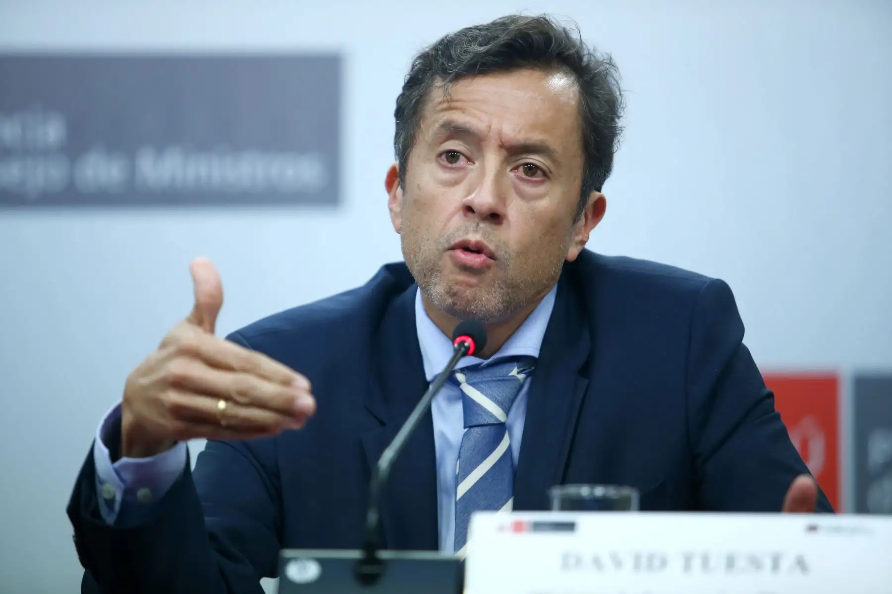 Ministro de Economía y Finanzas, David Tuesta. Foto: ANDINA/Melina Mejía