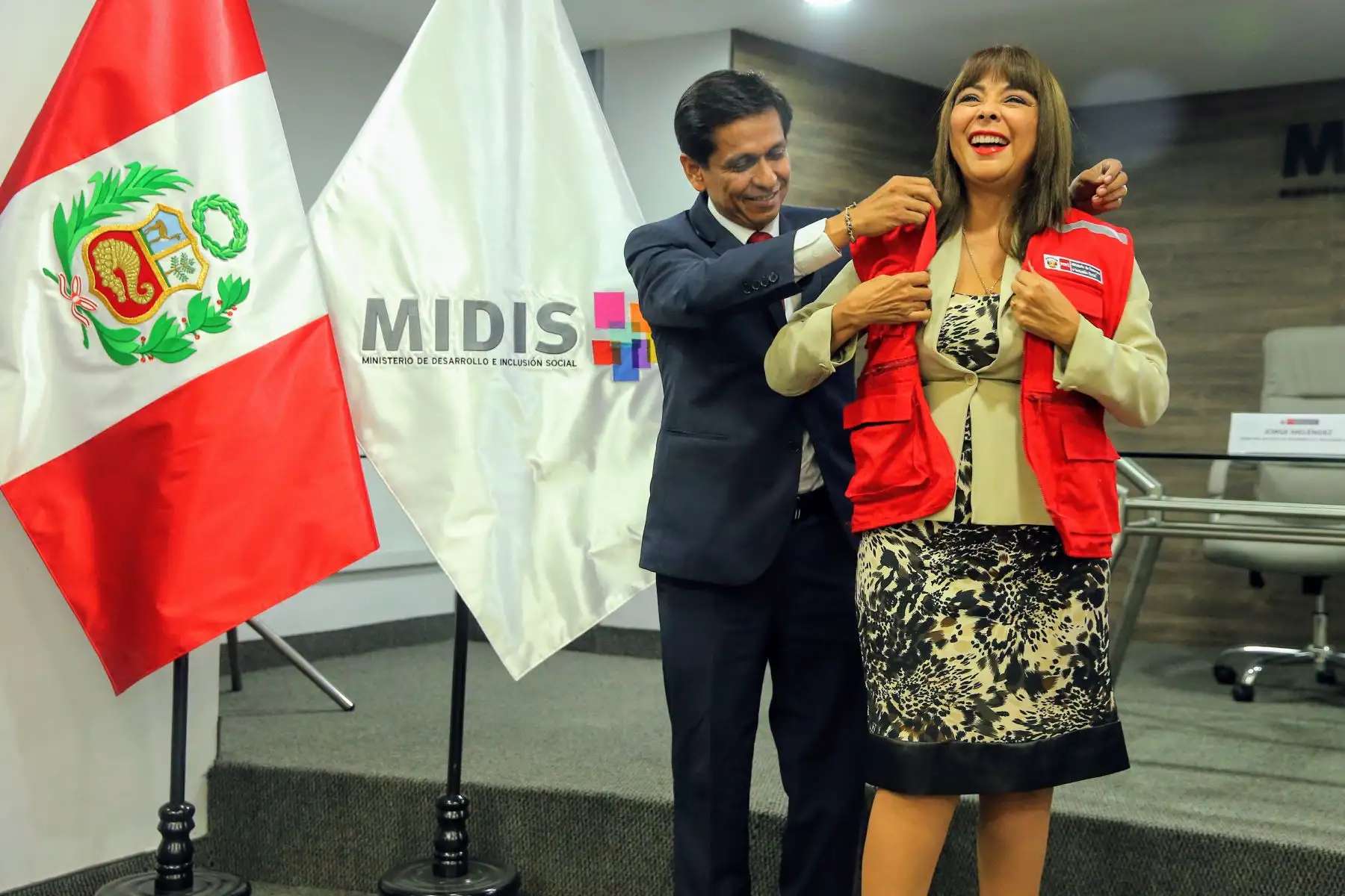 Transferencia de cargo en el Ministerio de Desarrollo e Inclusión Social. Foto: ANDINA/Luis Iparraguirre