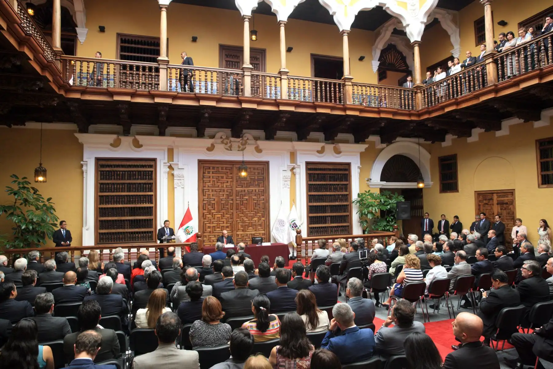 Juramentación del nuevo vicecanciller Hugo de Zela. Foto: ANDINA/Dante Zegarra