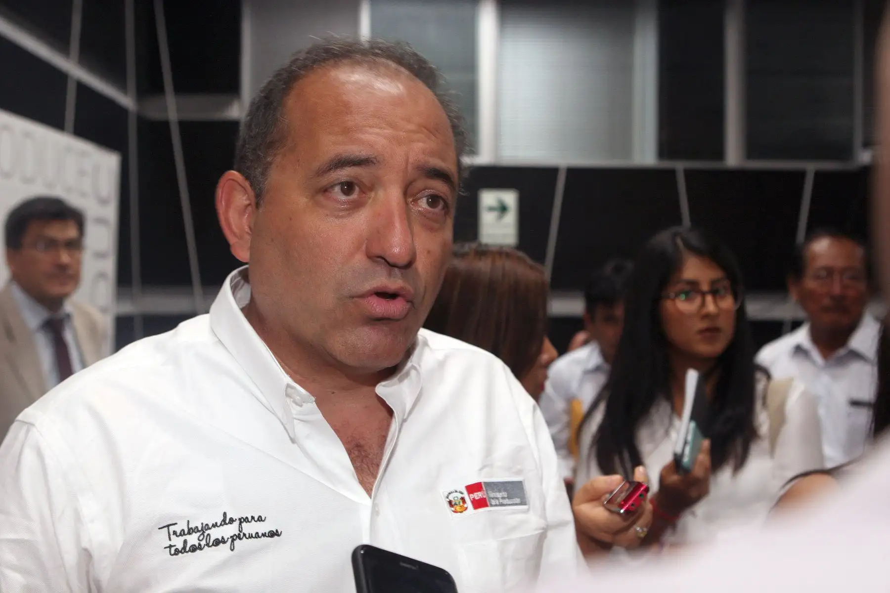 Ministro de la Producción. Daniel Córdova. ANDINA/Héctor Vinces