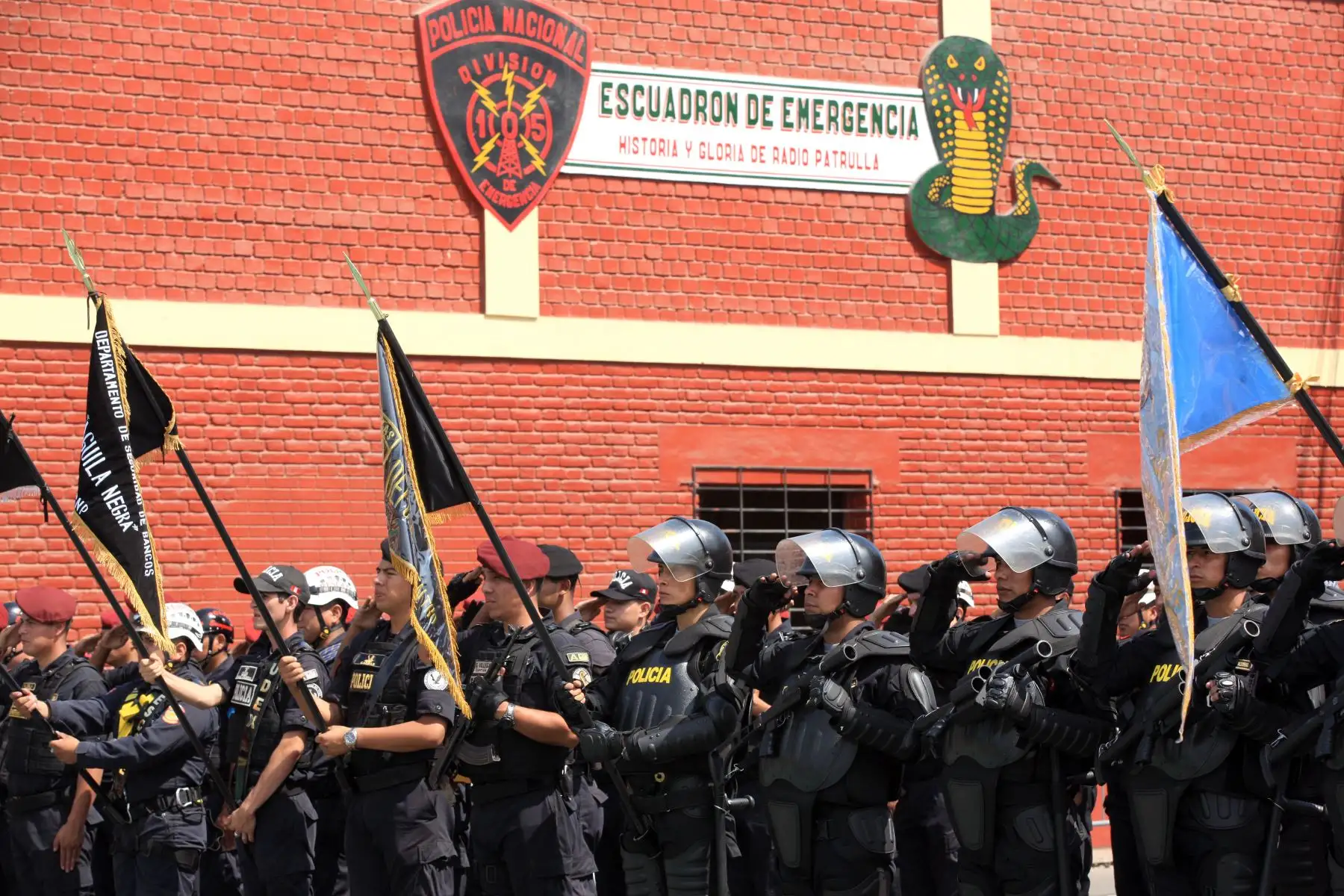 XLI aniversario de creación del Escuadrón de Emergencia de la PNP, unidad de élite que interviene en operaciones de alto riesgo. Foto: ANDINA/Dante Zegarra.
