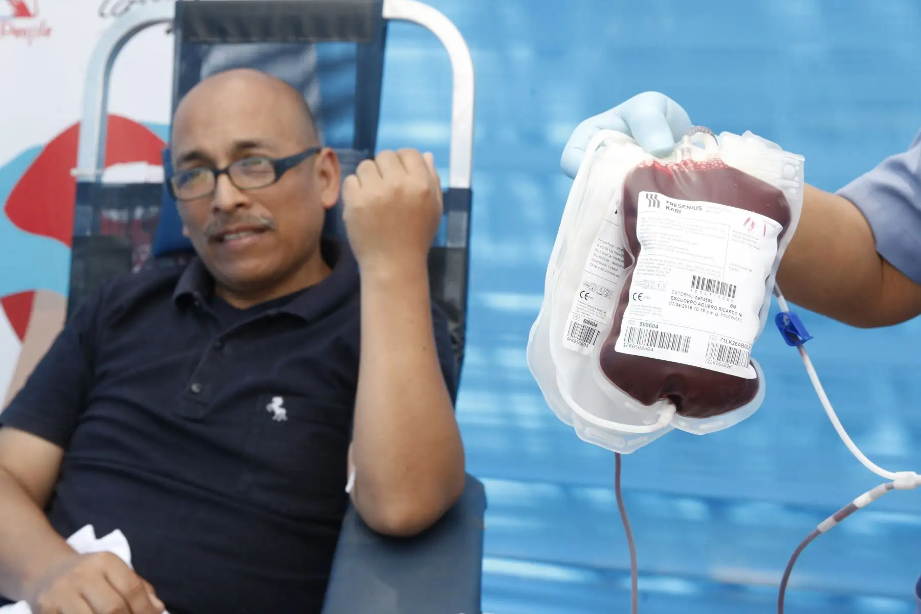 Campaña de Salud " Dale Vida", donar sangre es donar vida, organizado por el Ministerio de Salud y la municipalidad de Magdalena.Foto: ANDINA/Eddy Ramos.