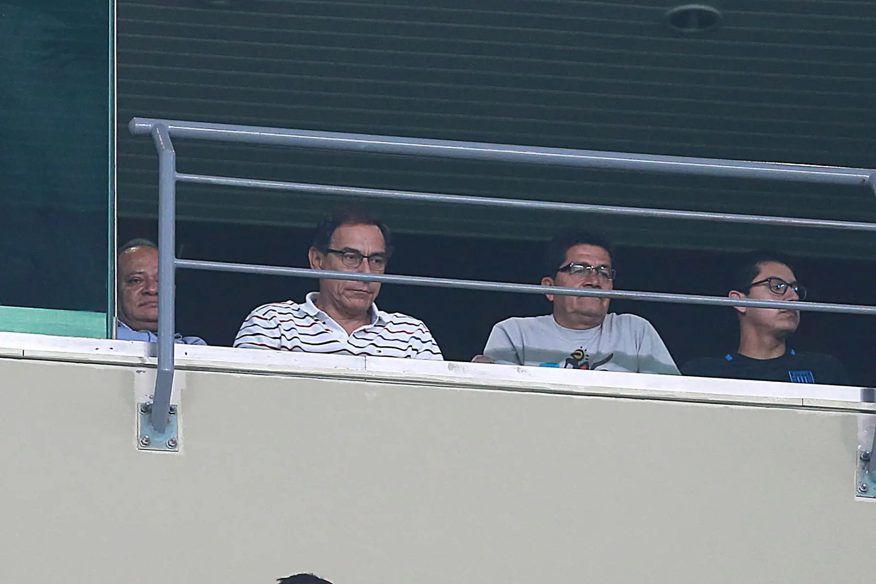 Presidente Martin Vizcarra asiste al partido Cristal vs Alianza Lima. Foto: ANDINA/Vidal Tarqui
