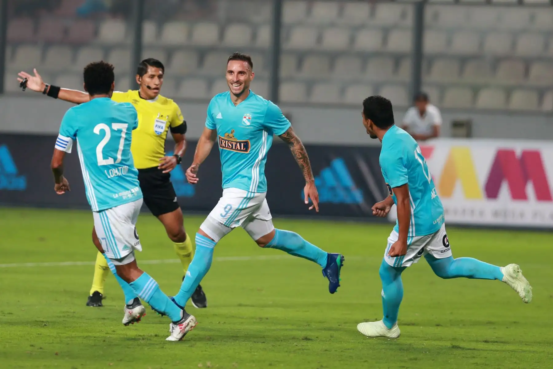 Cristal vence 2 - 0 a Alianza Lima. Foto: ANDINA/Vidal Tarqui