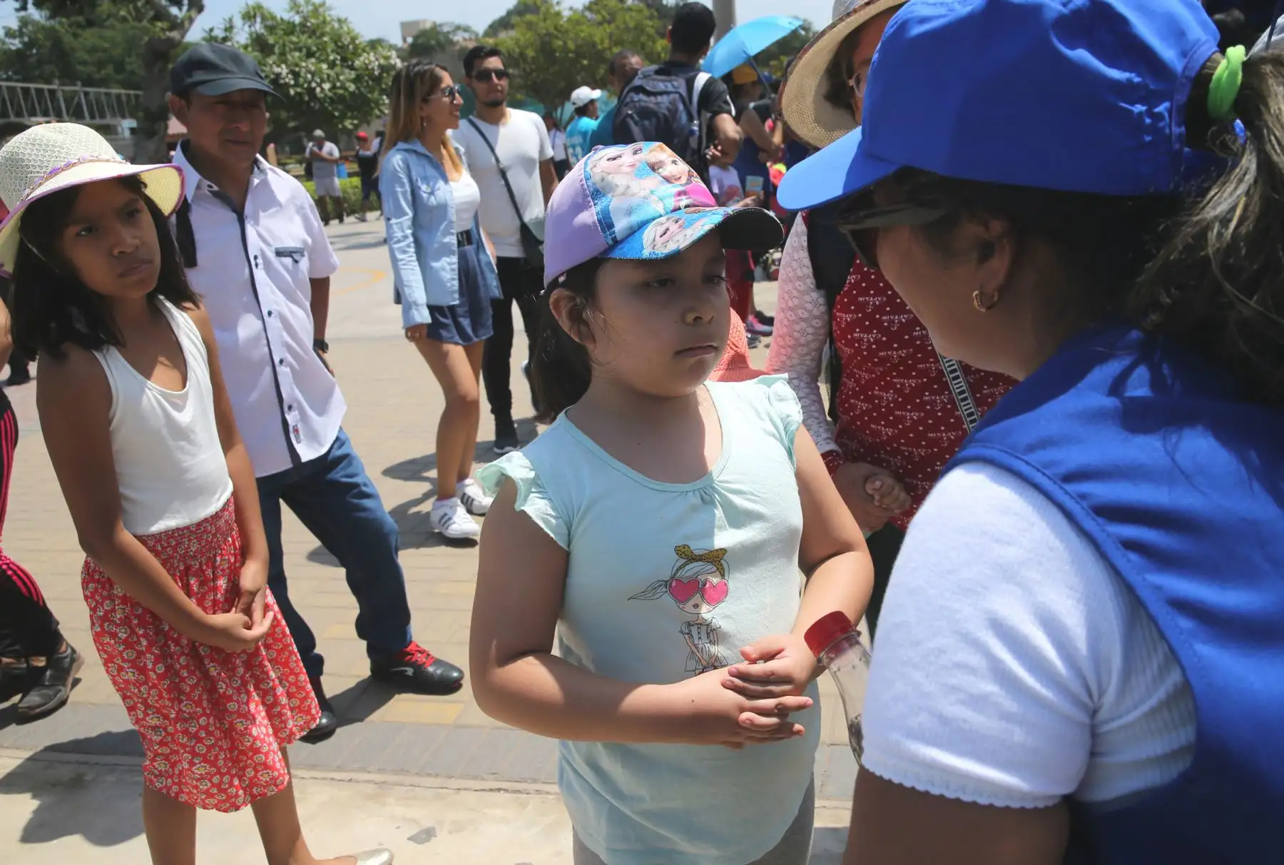 Defensoría  del Pueblo realizo actividades por el Día de la Niñez , en el parque de las leyendas .Foto: ANDINA/Norman Córdova