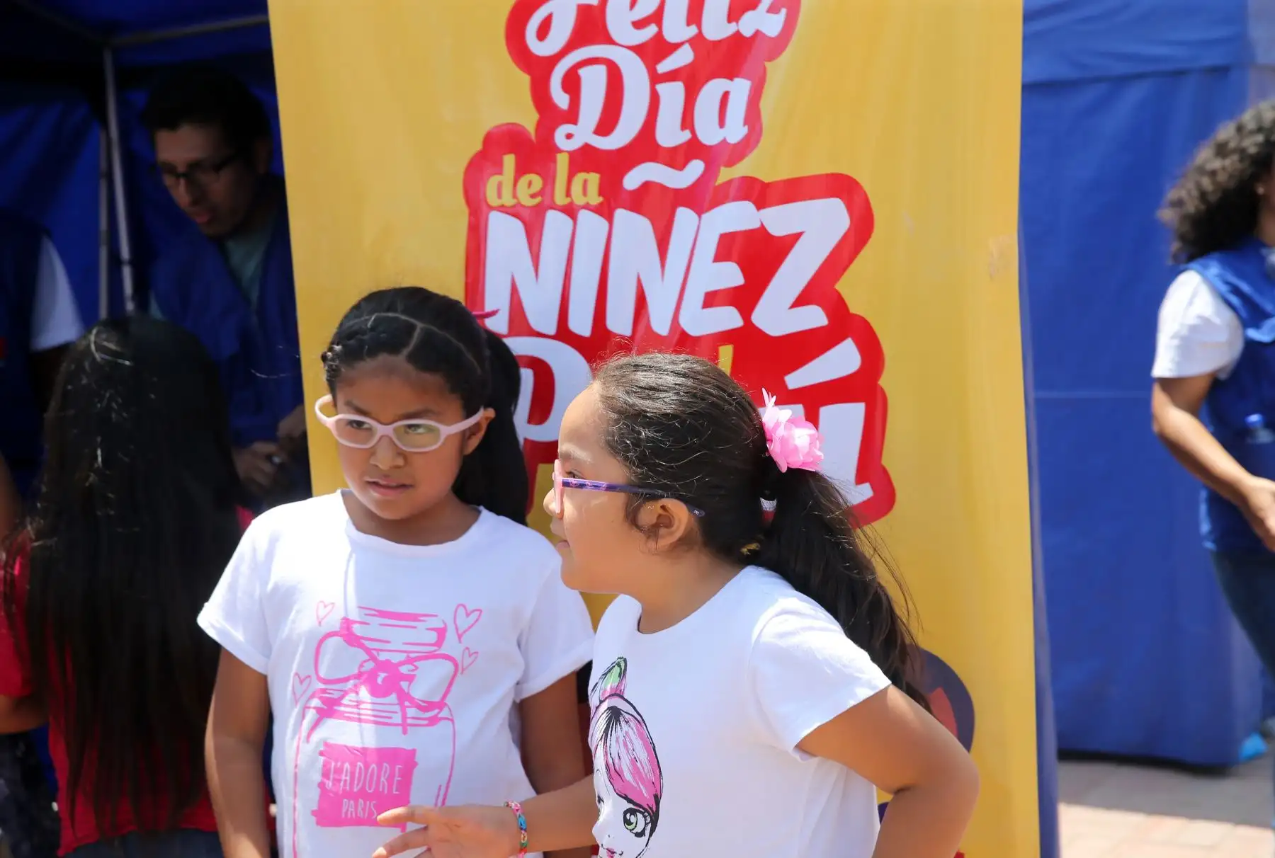 Defensoría  del Pueblo realizo actividades por el Día de la Niñez , en el parque de las leyendas .Foto: ANDINA/Norman Córdova
